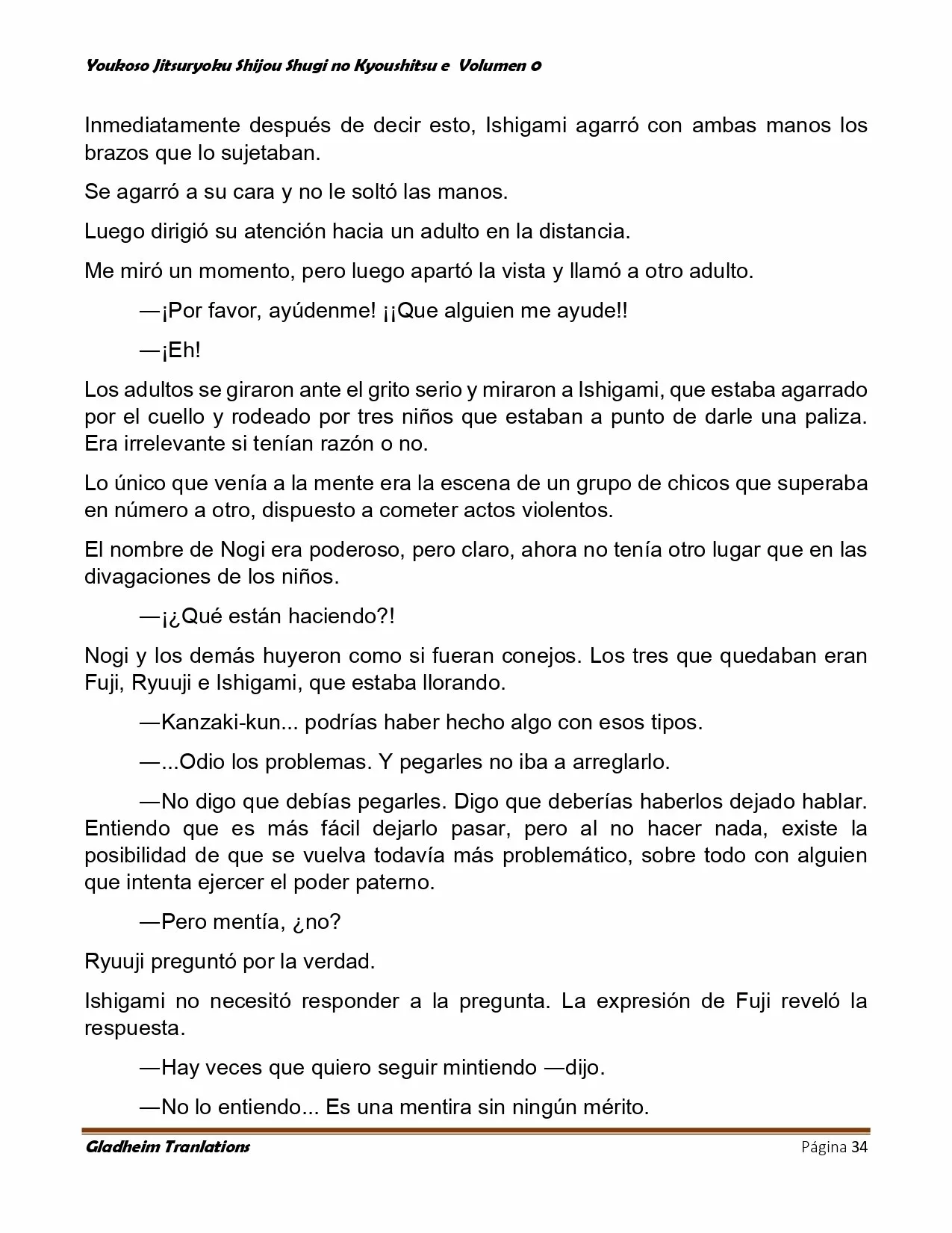 Página 34 del Manga