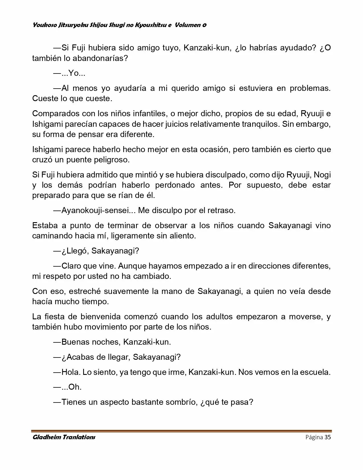 Página 35 del Manga