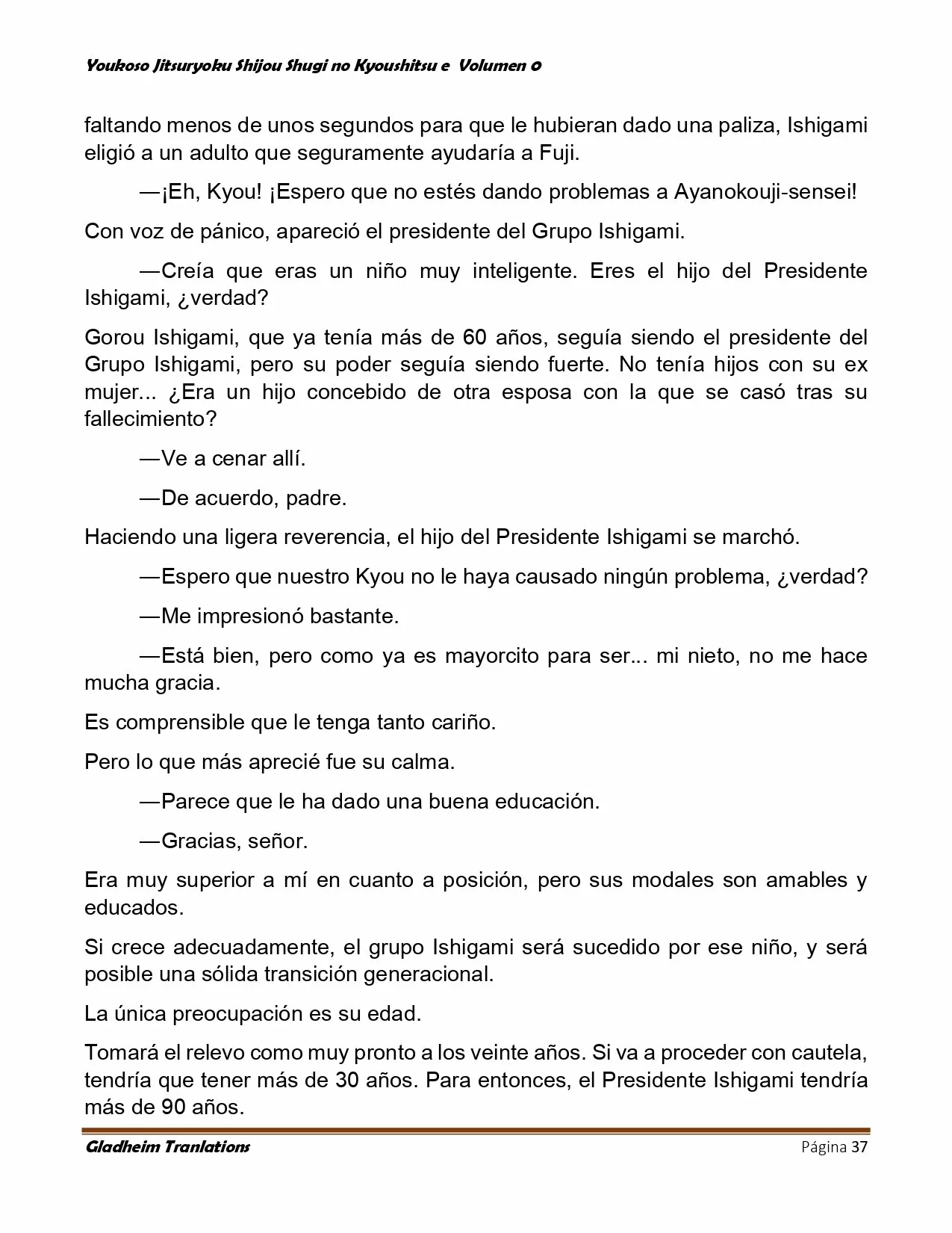 Página 37 del Manga