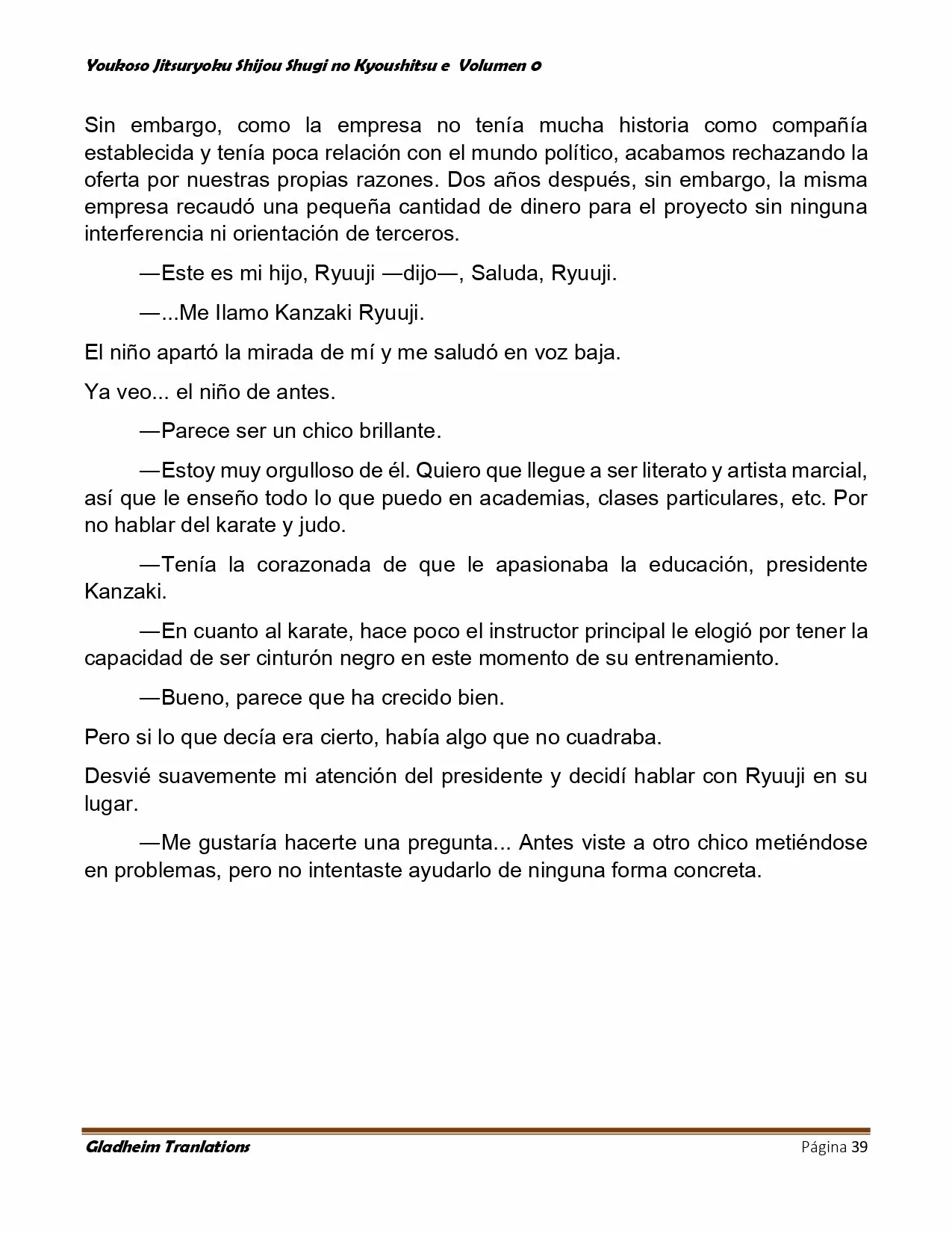 Página 39 del Manga