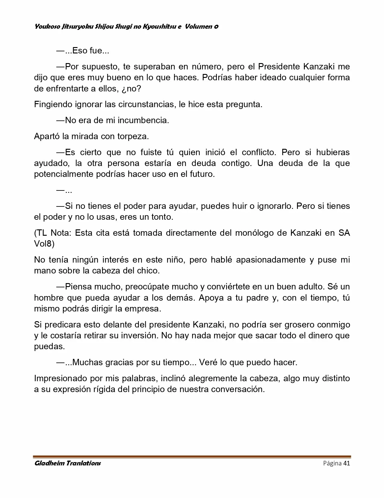 Página 41 del Manga