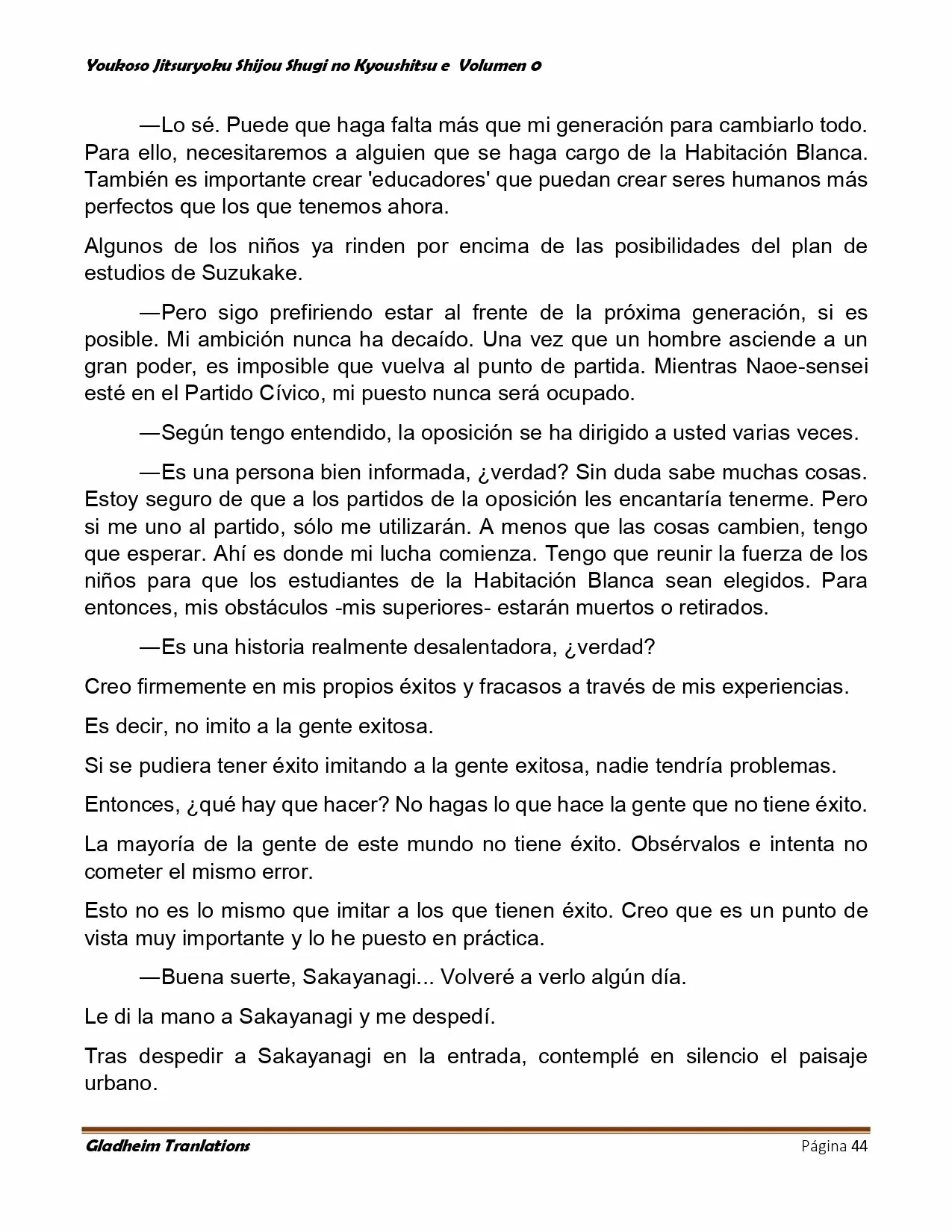 Página 44 del Manga