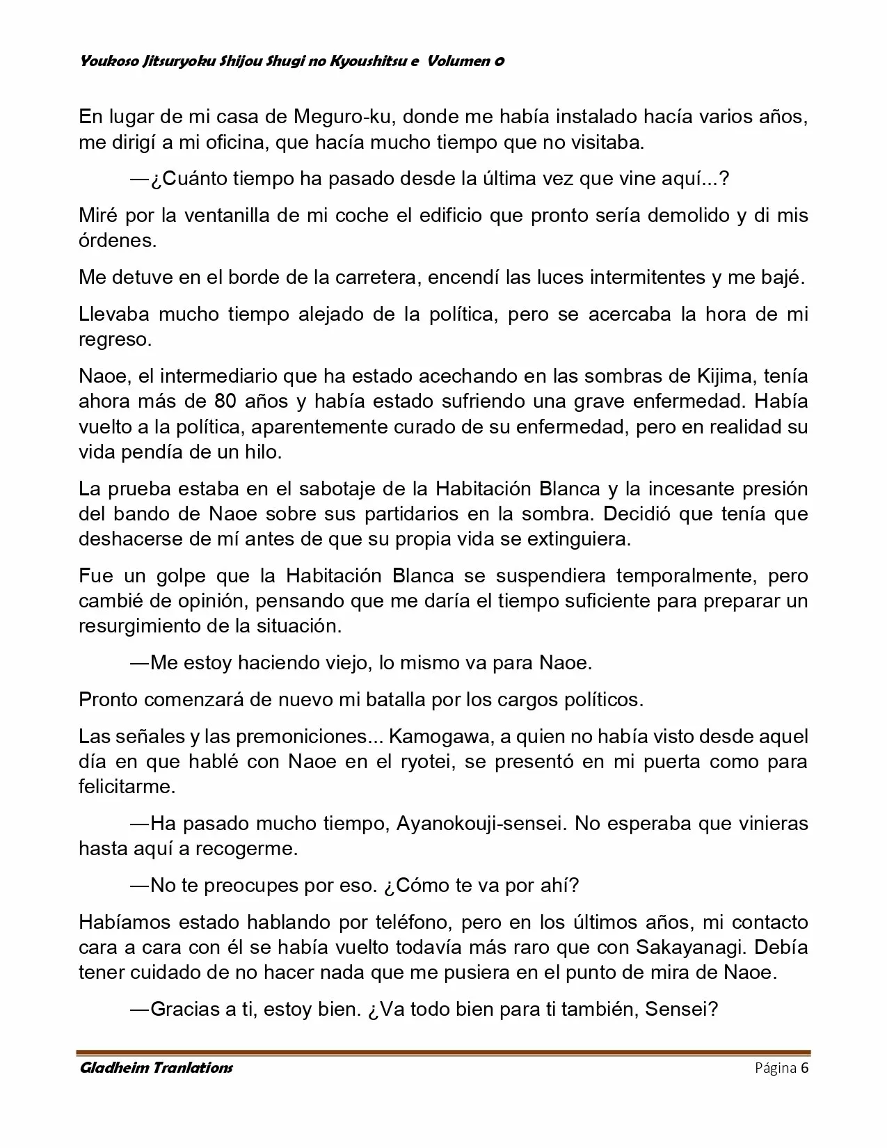 Página 6 del Manga