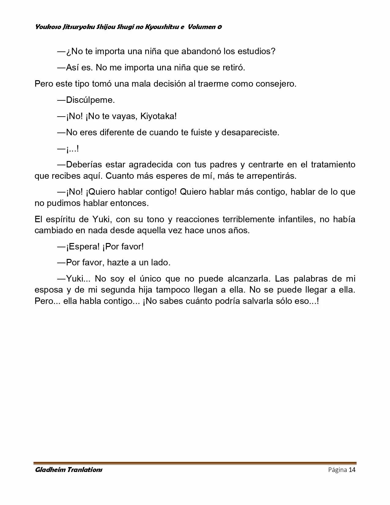 Página 14 del Manga