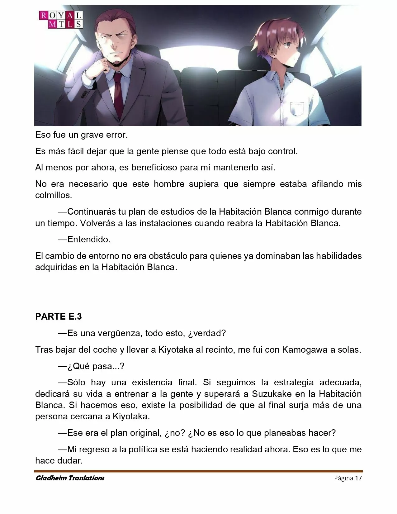 Página 17 del Manga