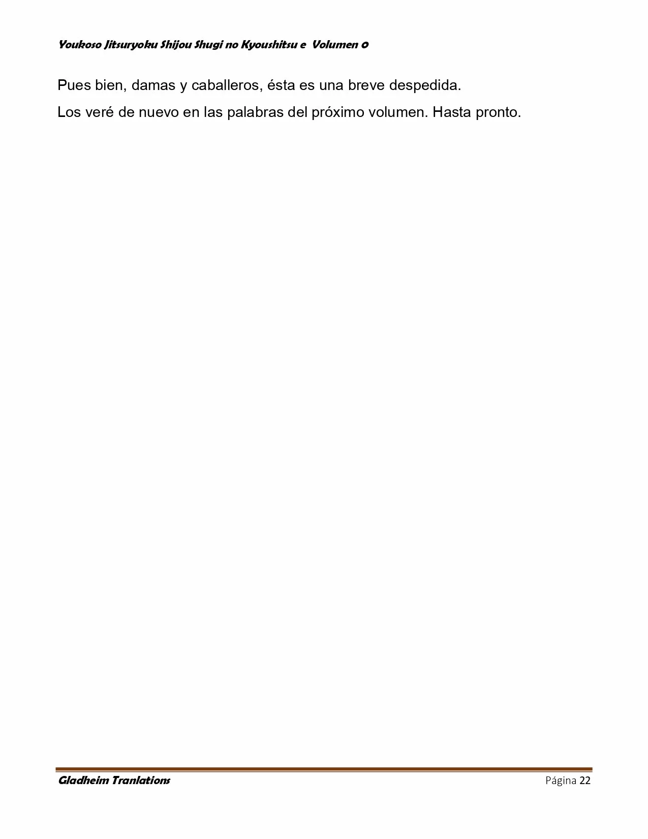 Página 22 del Manga