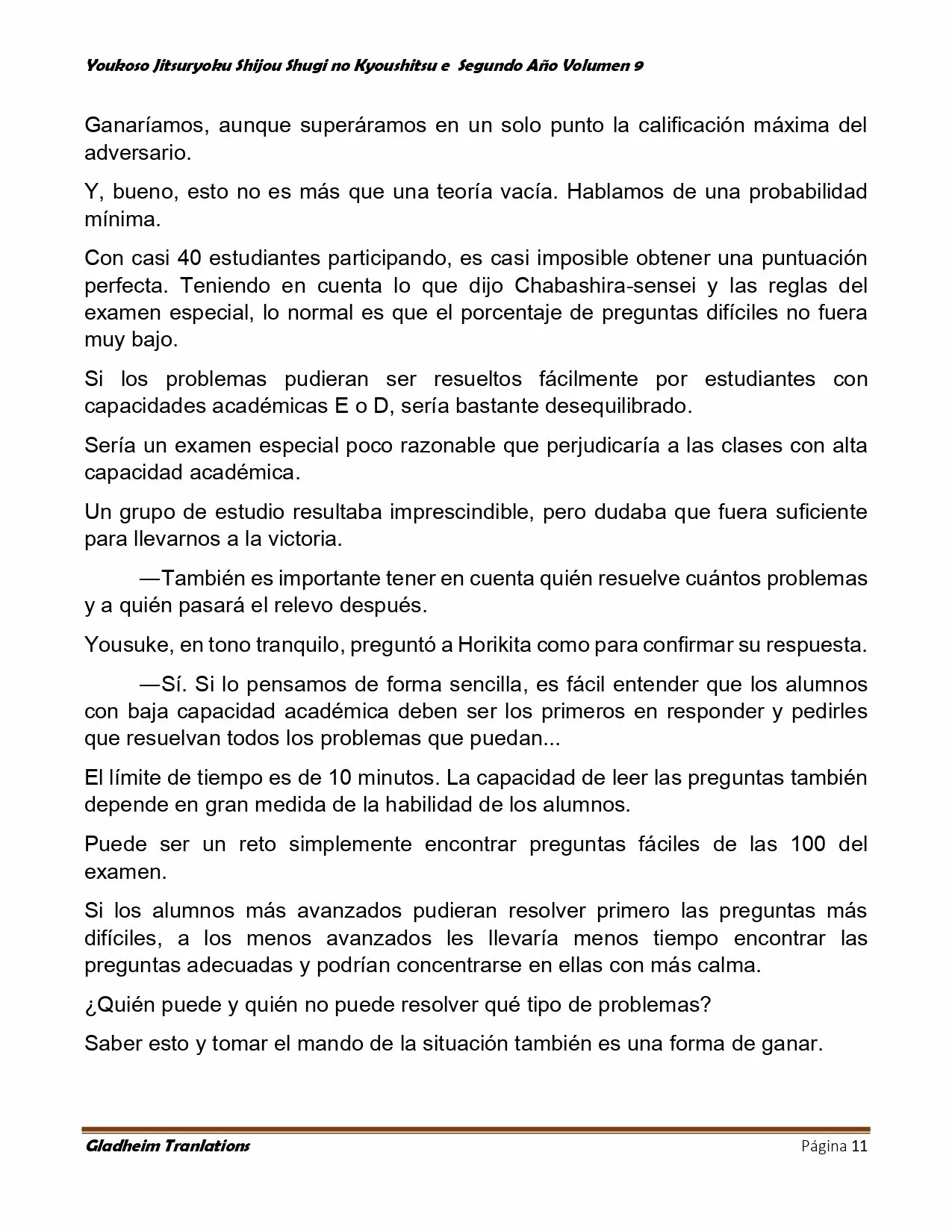 Página 11 del Manga