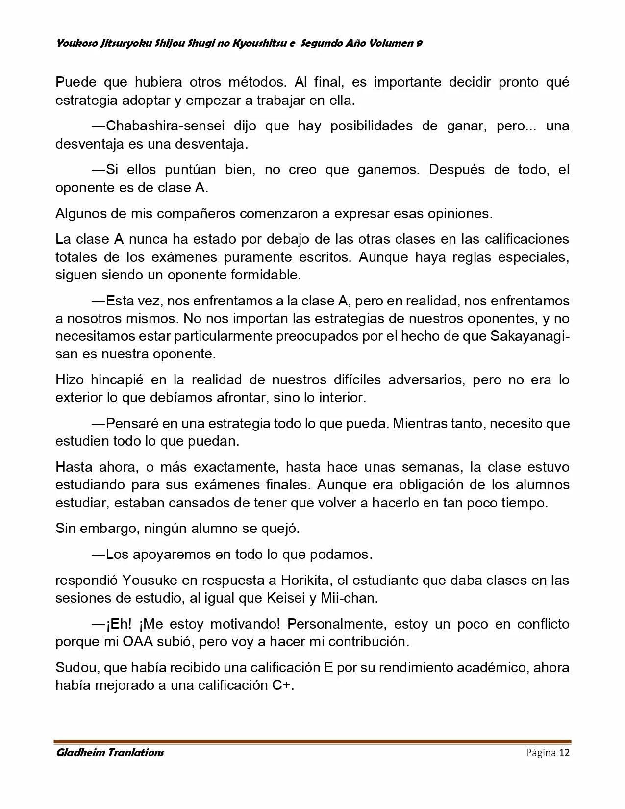 Página 12 del Manga