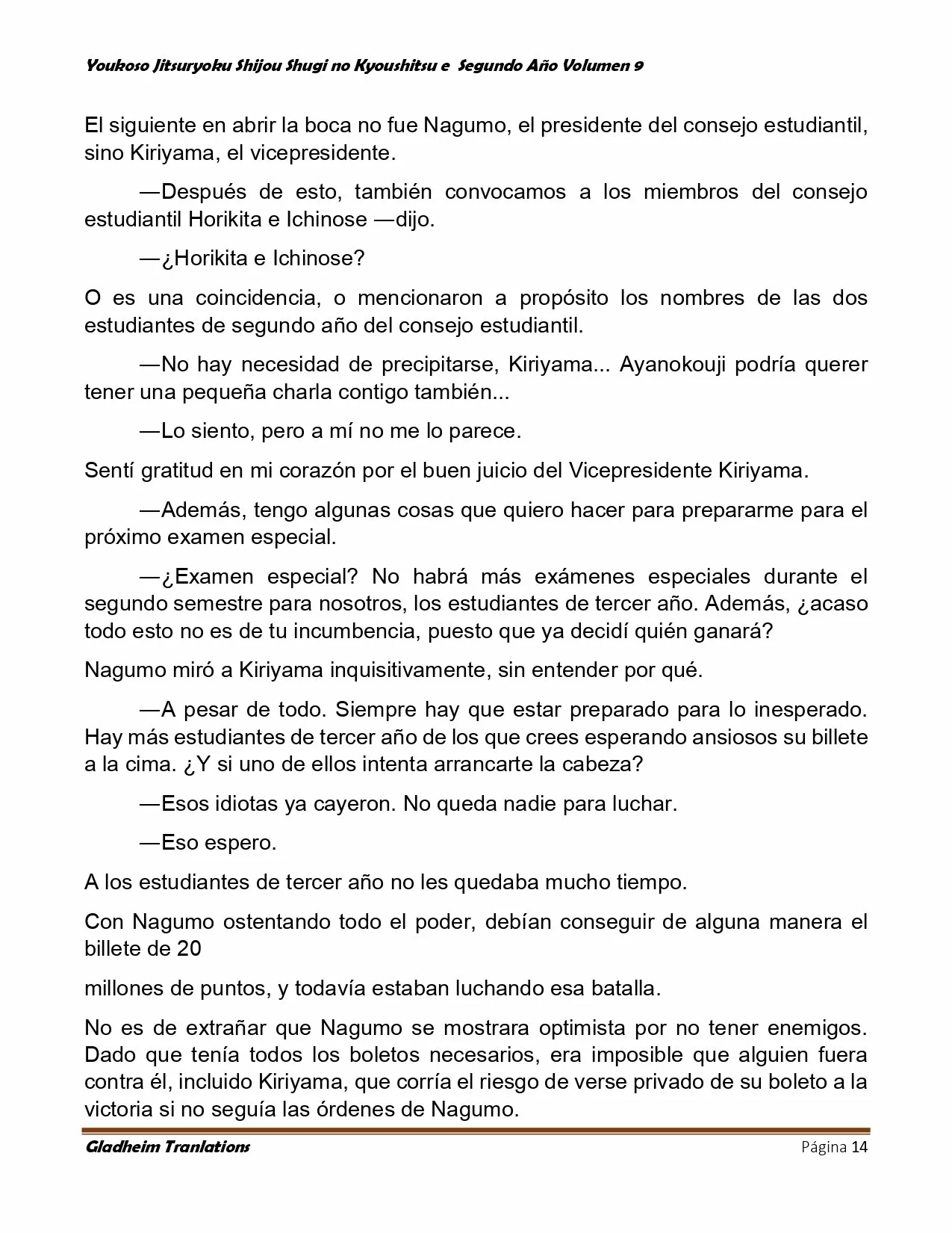 Página 14 del Manga