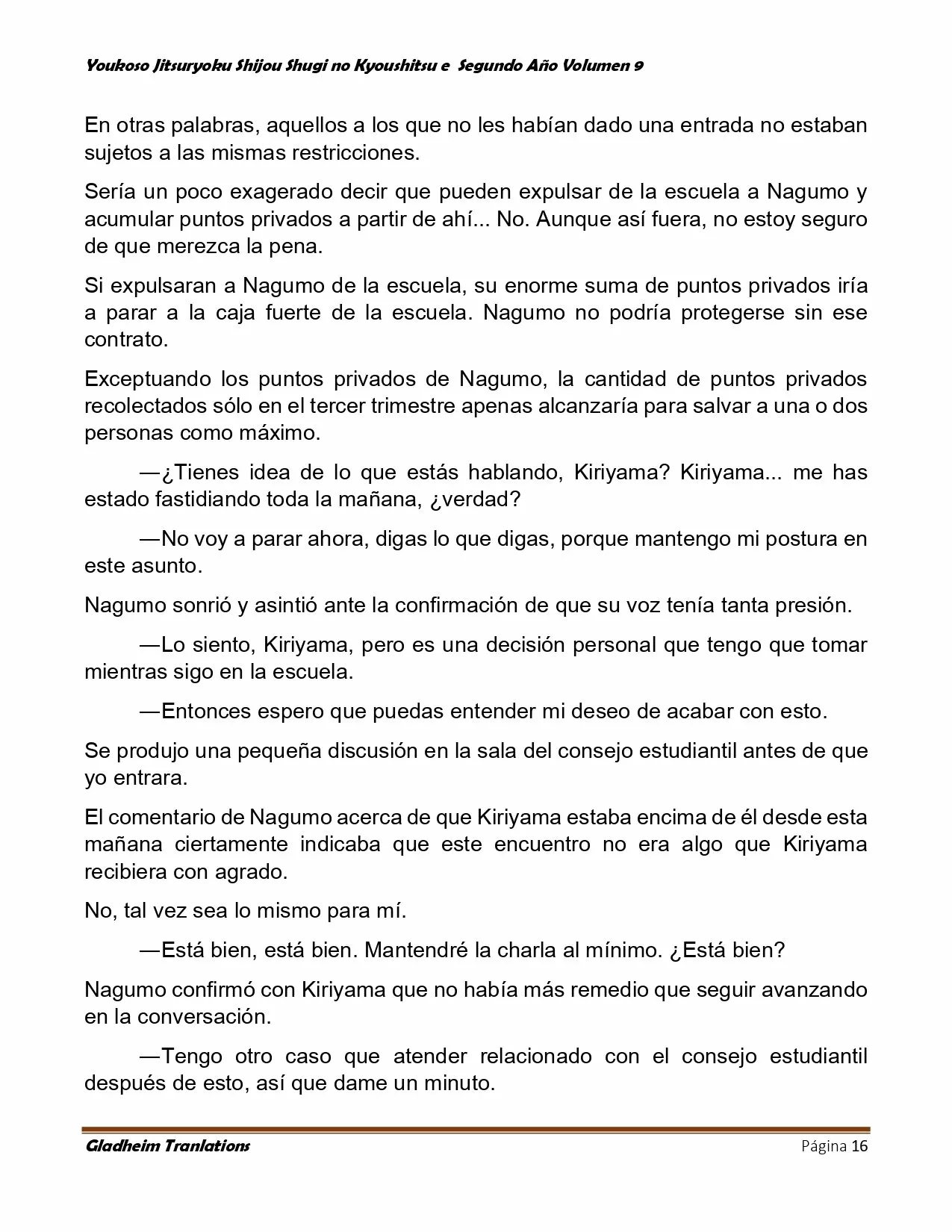 Página 16 del Manga