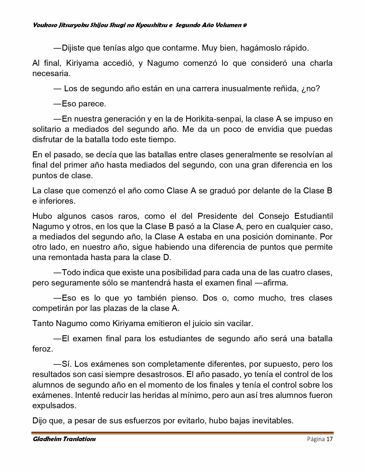 Página 17 del Manga