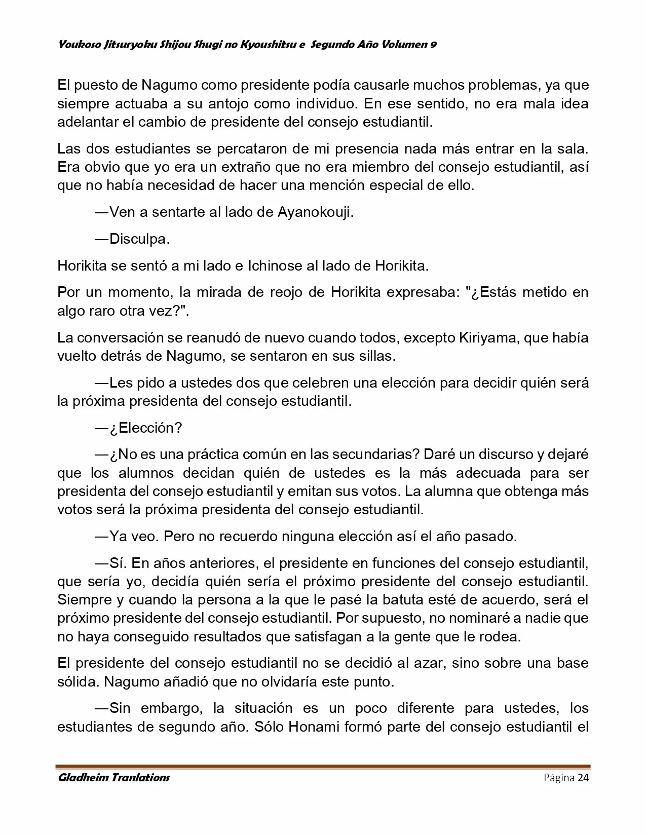 Página 24 del Manga