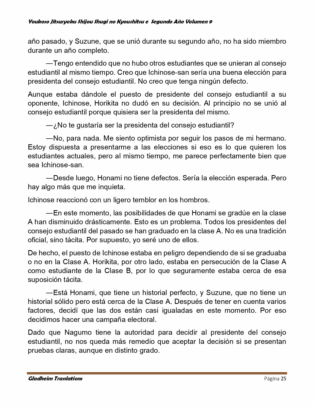 Página 25 del Manga