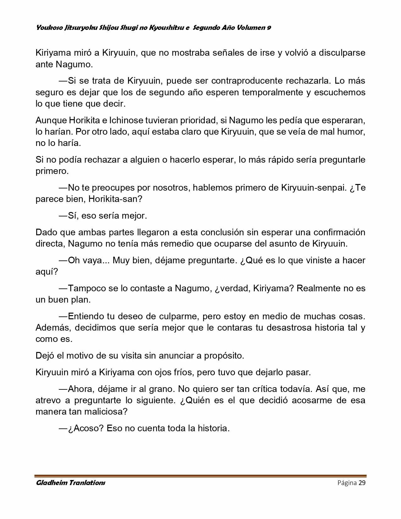 Página 29 del Manga