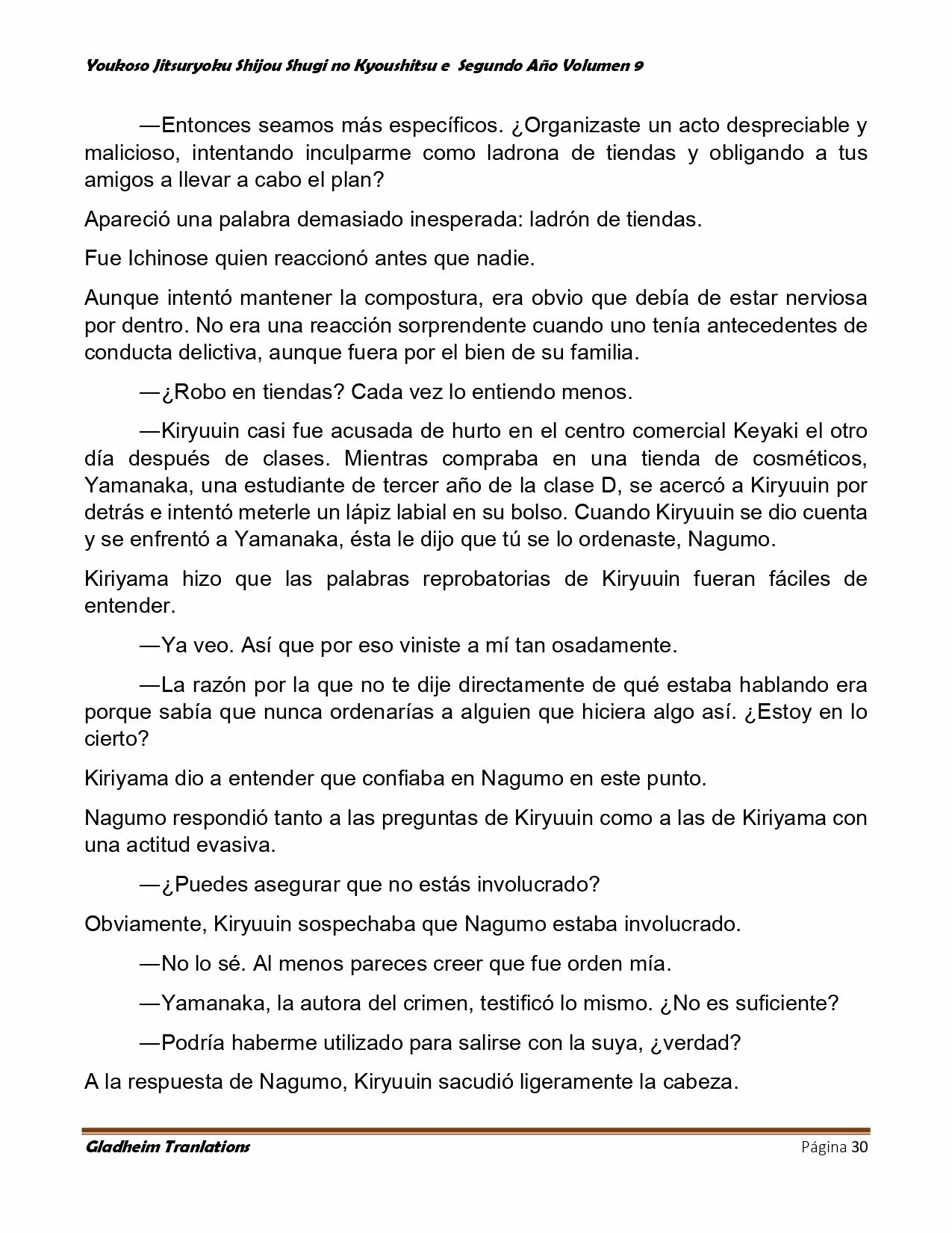 Página 30 del Manga