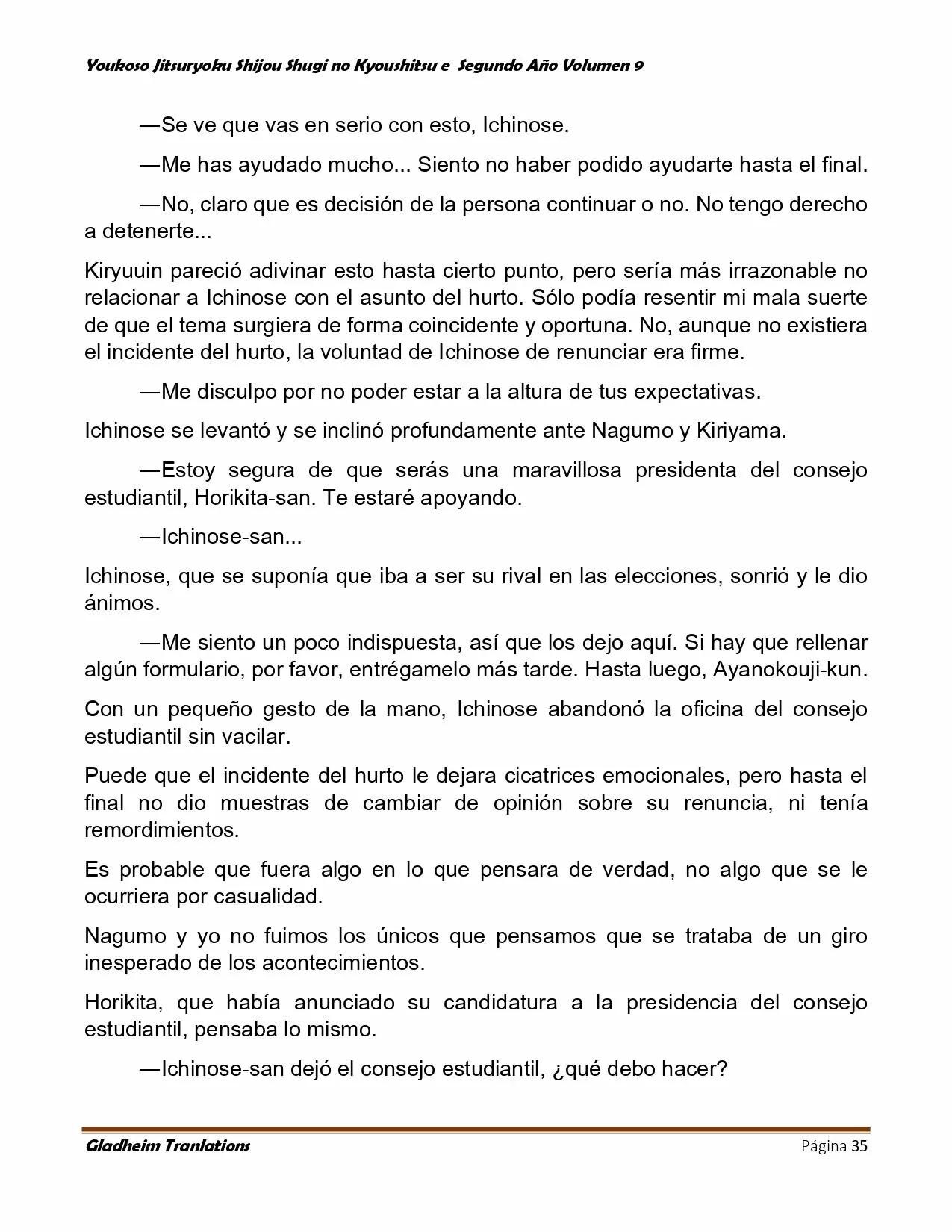 Página 35 del Manga