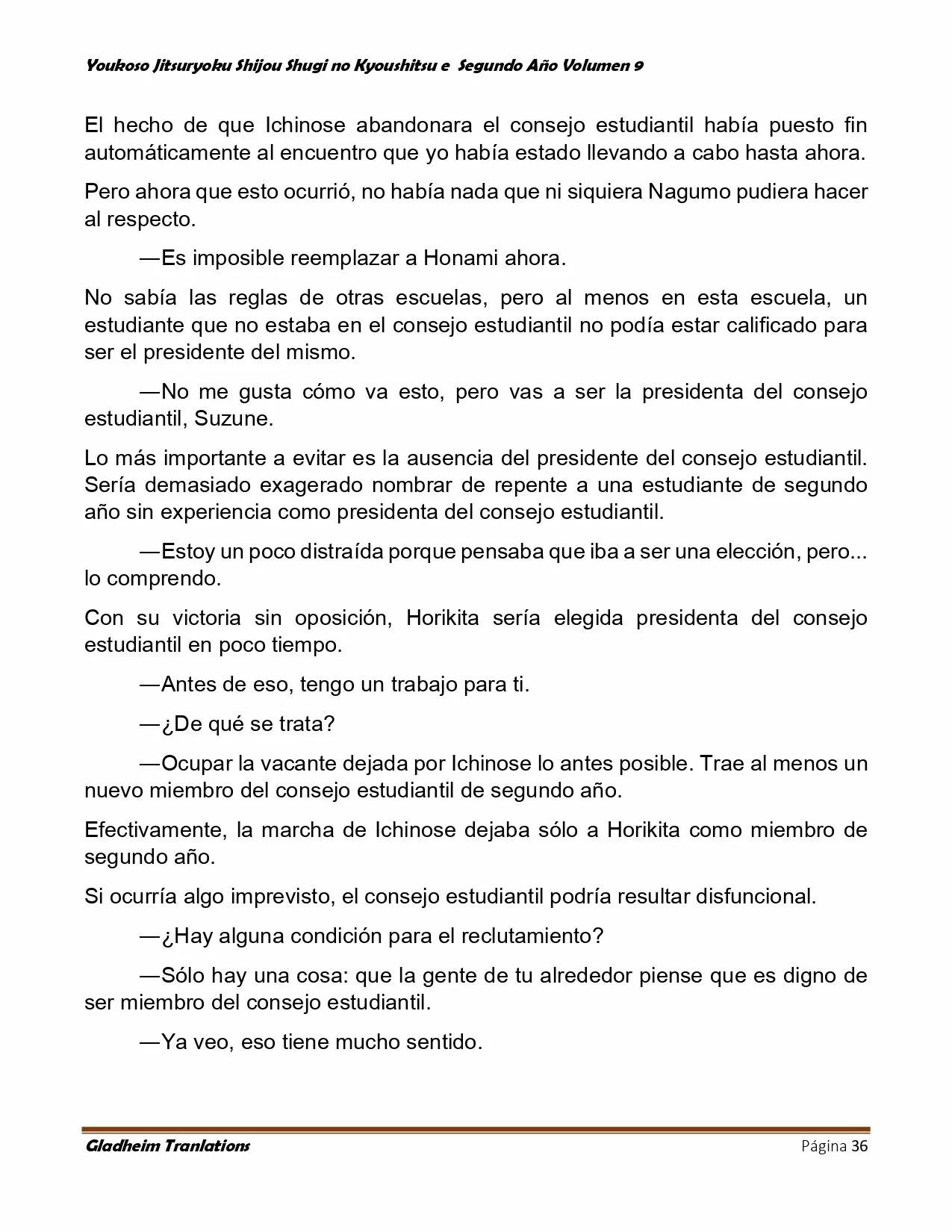 Página 36 del Manga