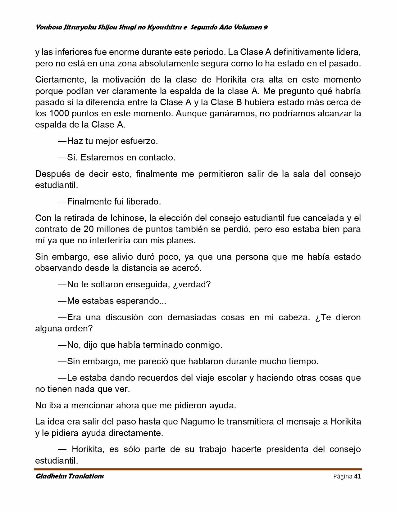Página 41 del Manga