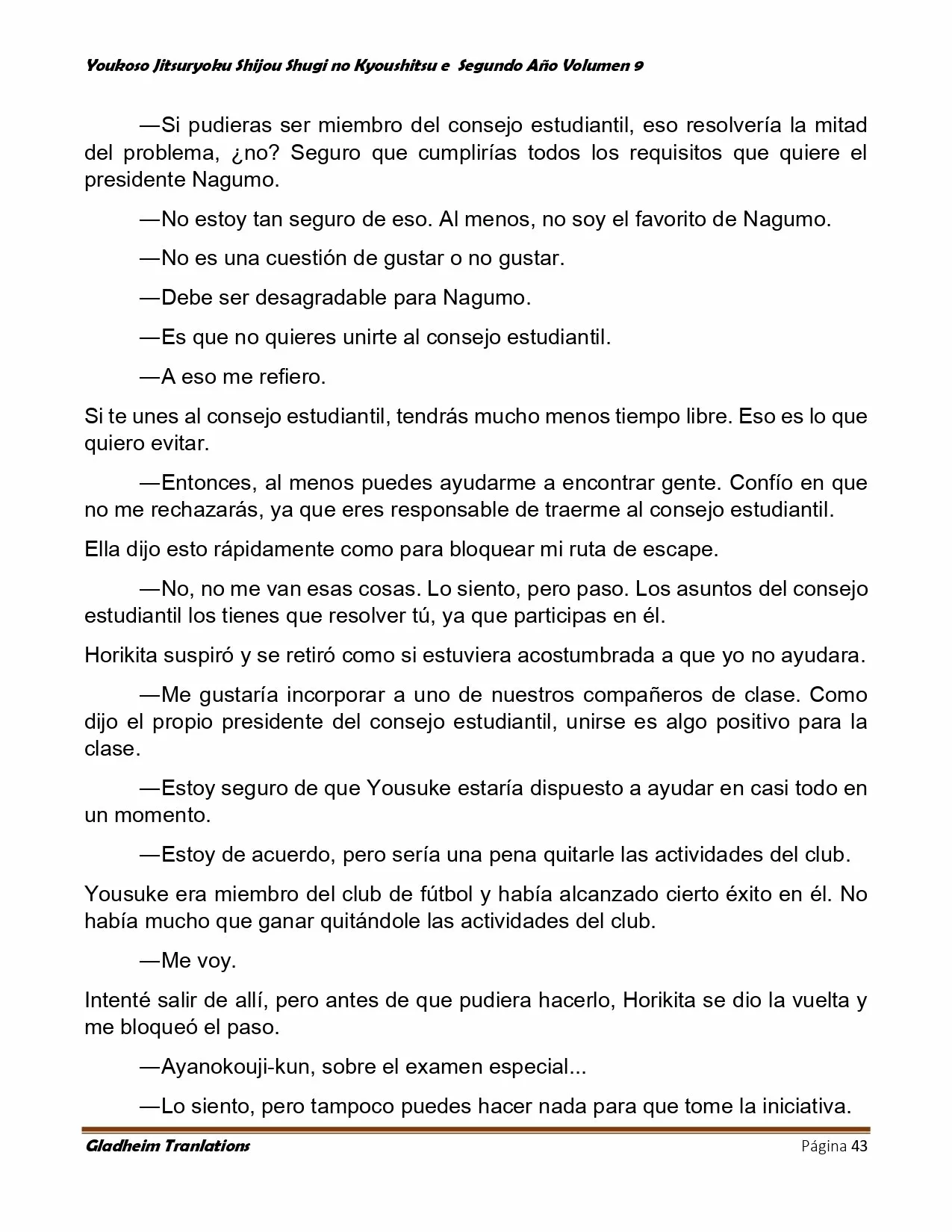 Página 43 del Manga