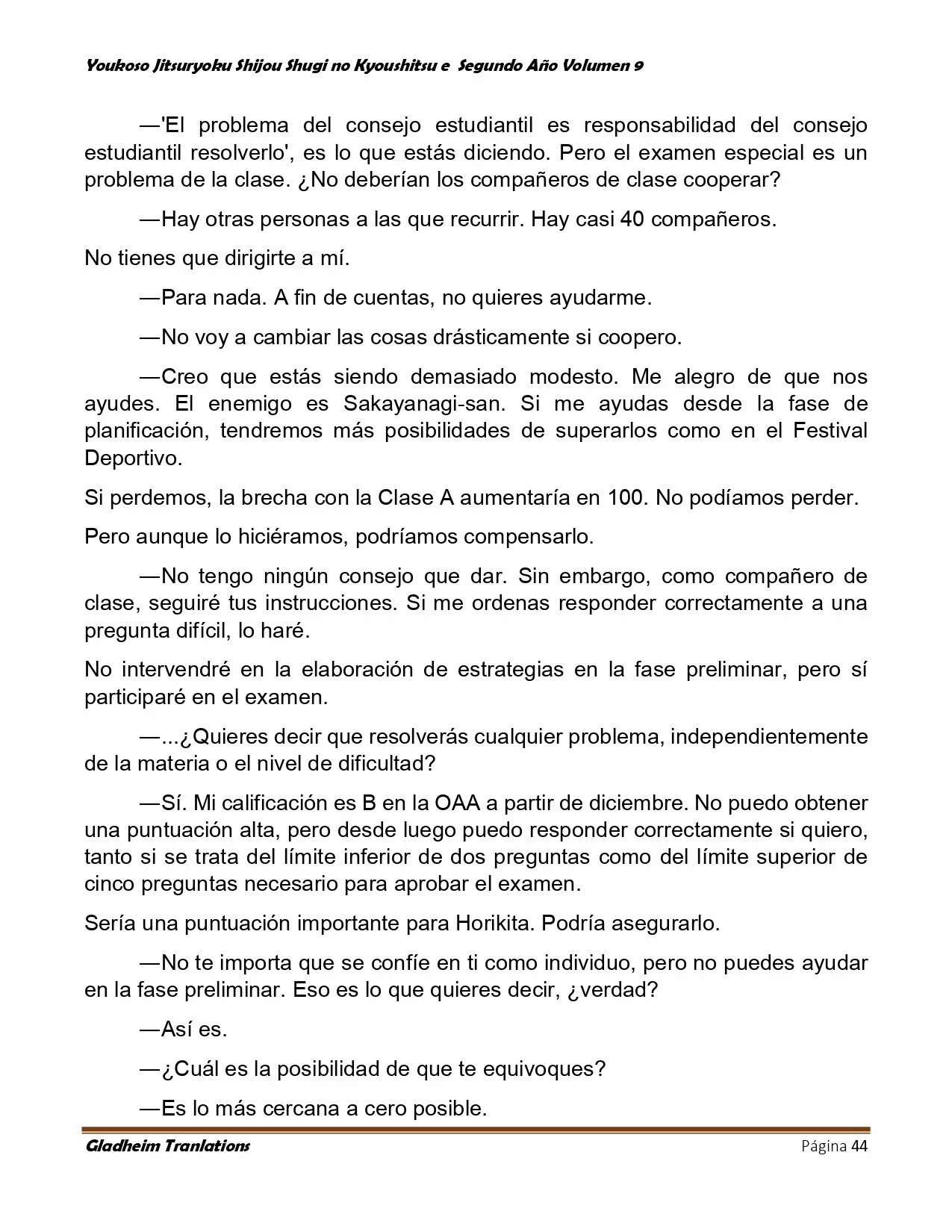 Página 44 del Manga