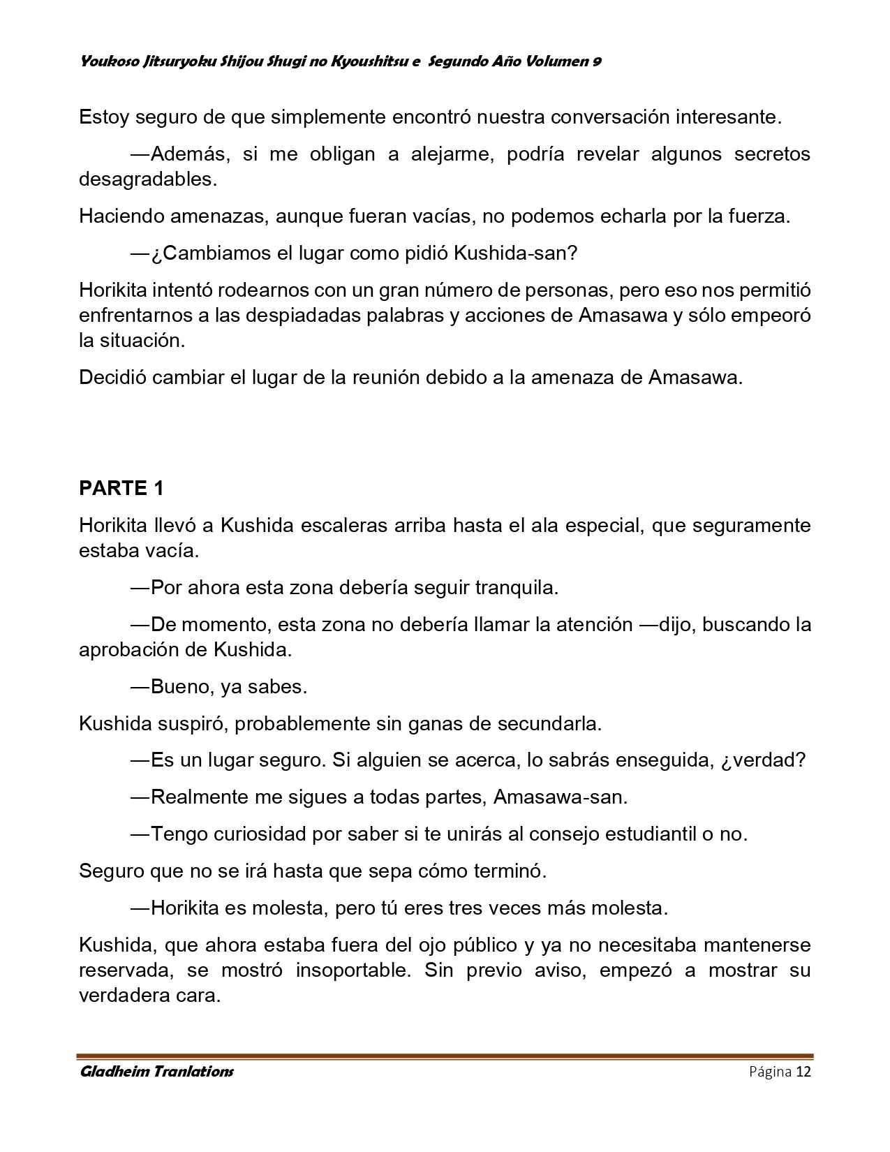 Página 12 del Manga