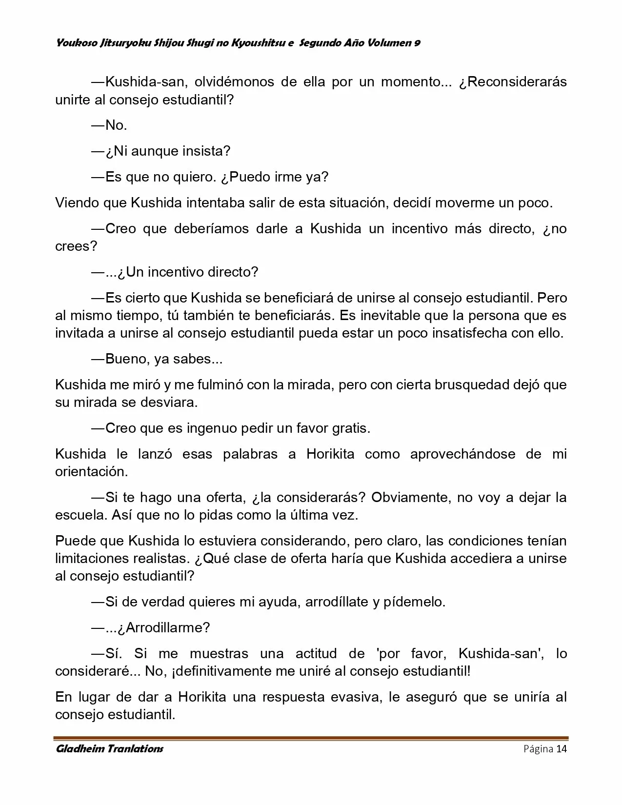 Página 14 del Manga