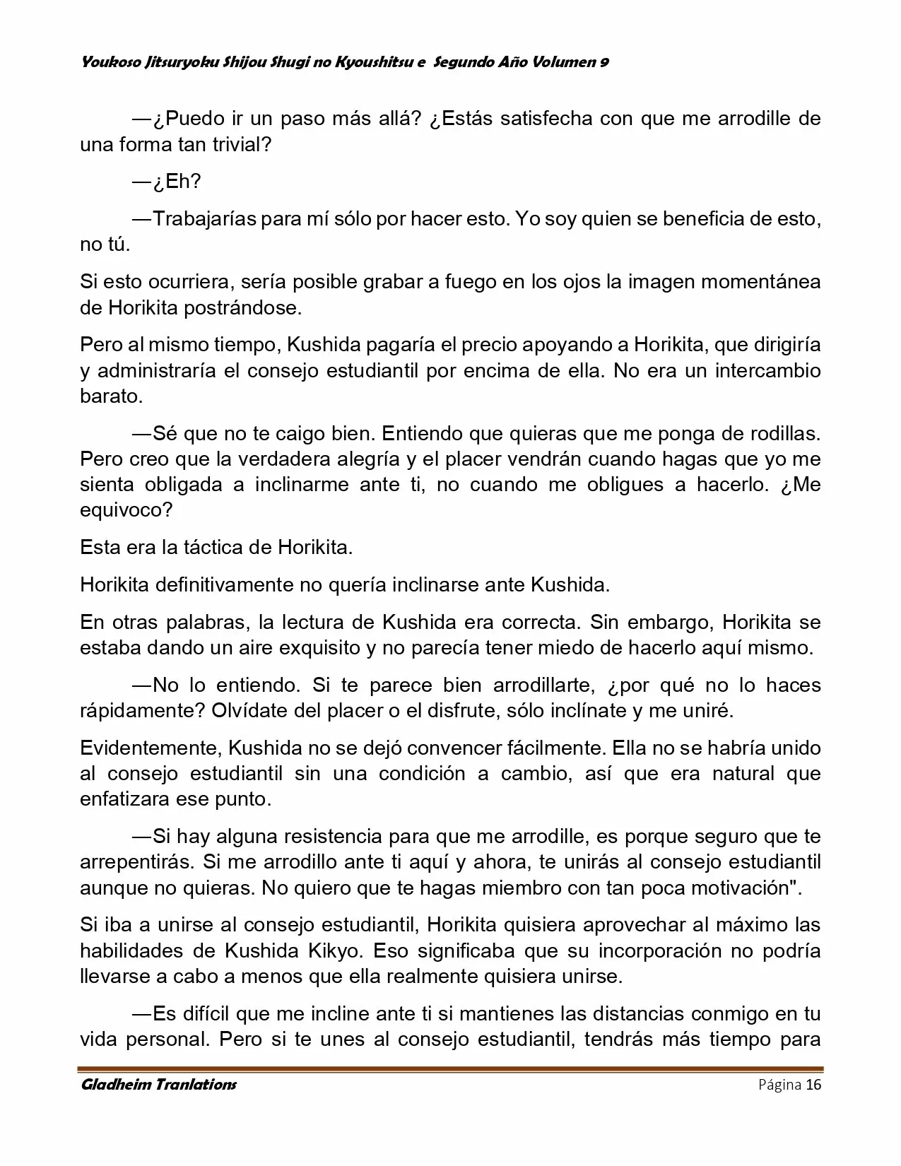 Página 16 del Manga