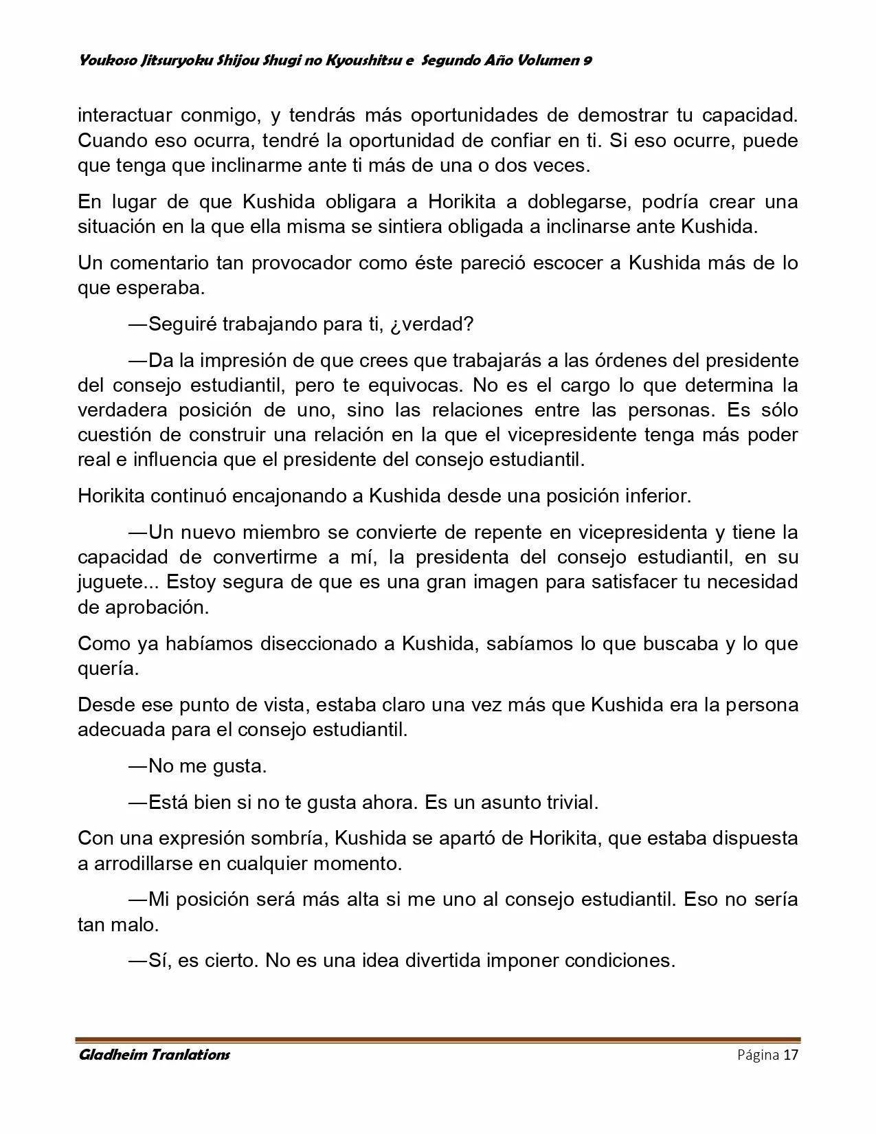 Página 17 del Manga