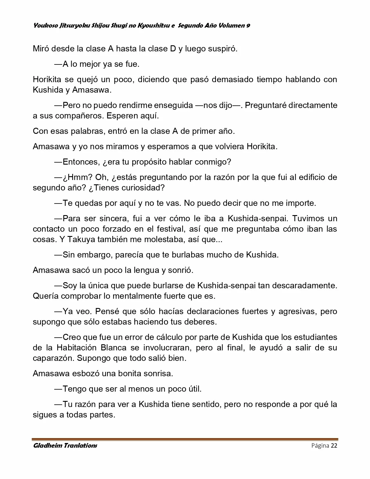 Página 22 del Manga