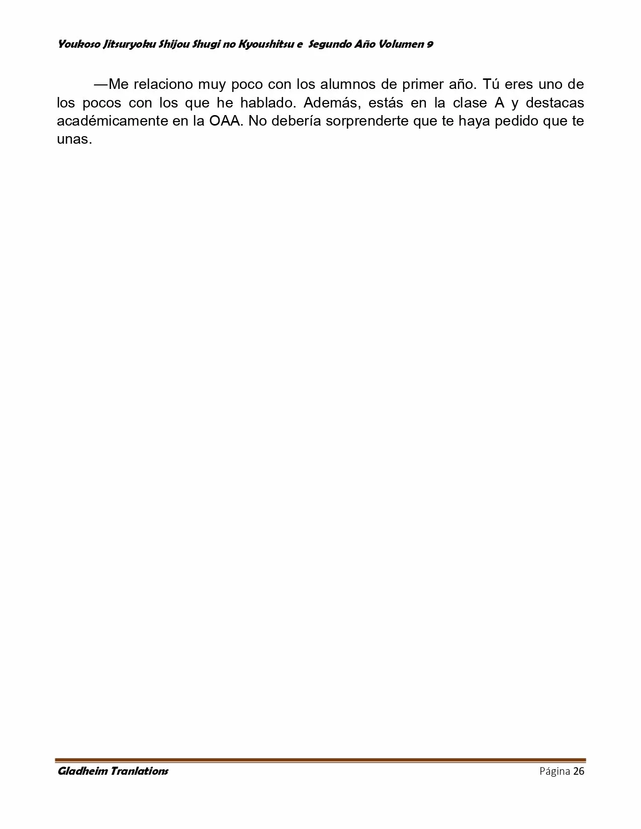 Página 26 del Manga