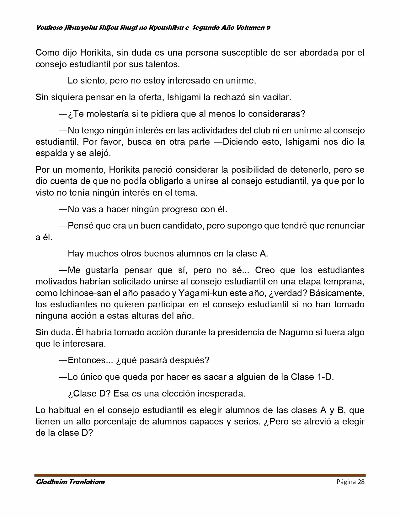 Página 28 del Manga