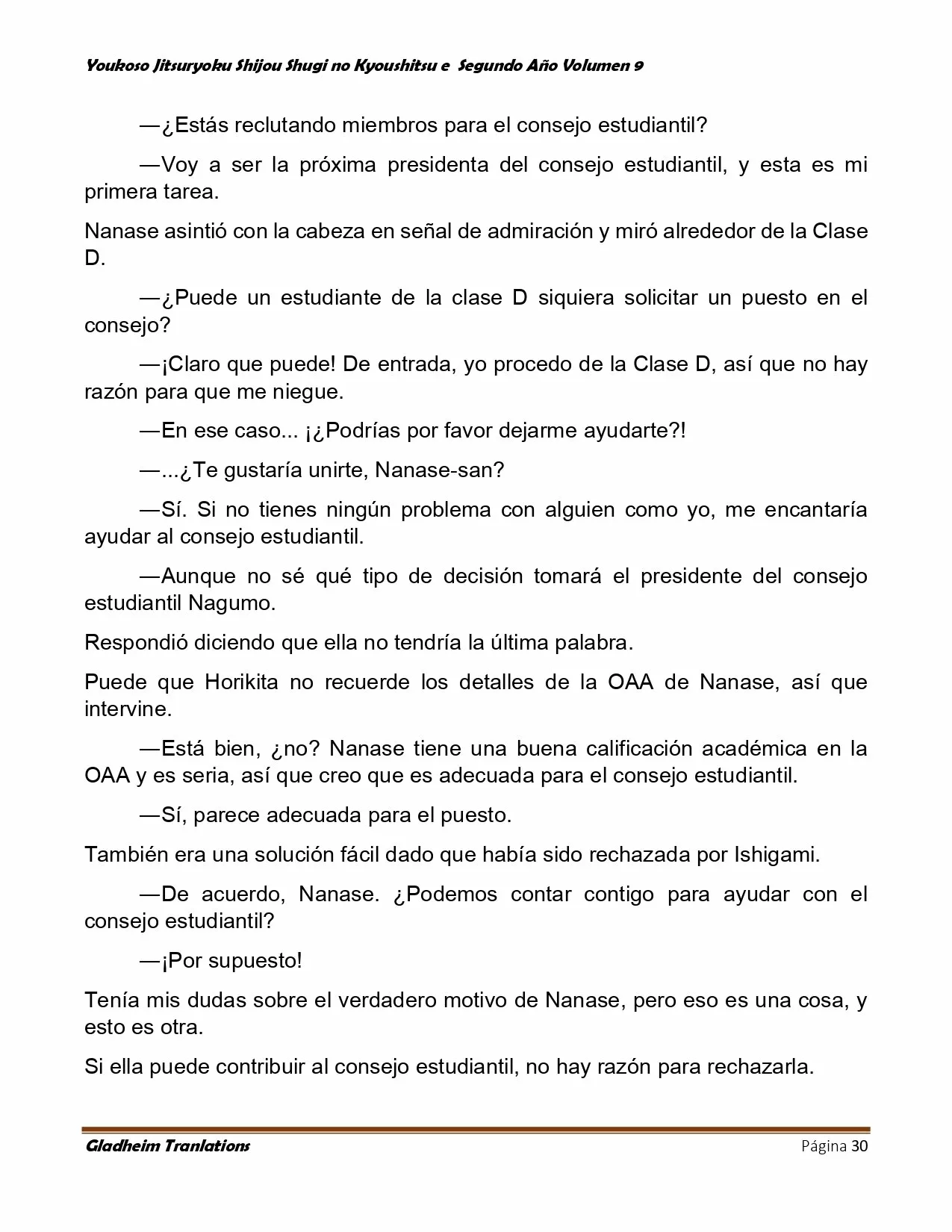 Página 30 del Manga