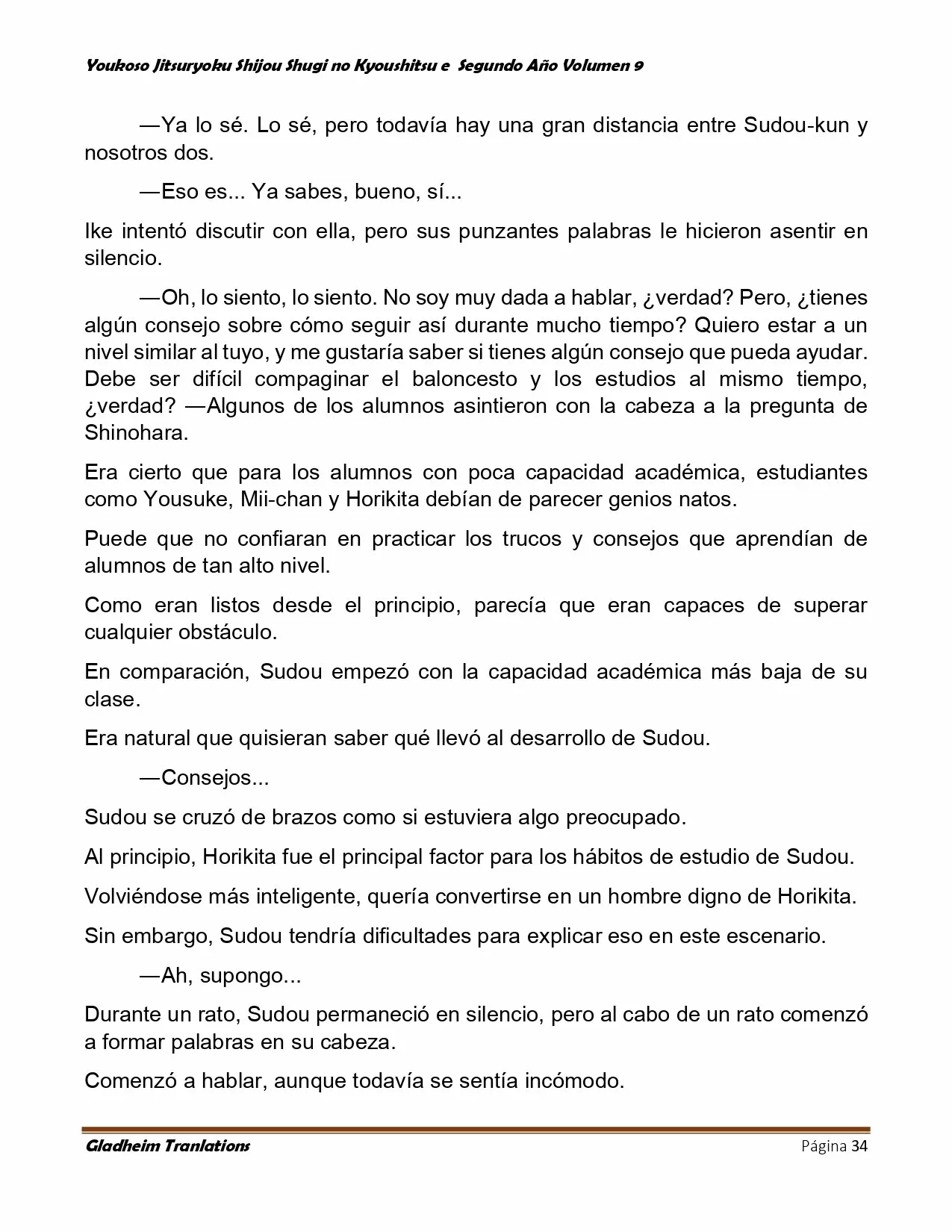 Página 34 del Manga