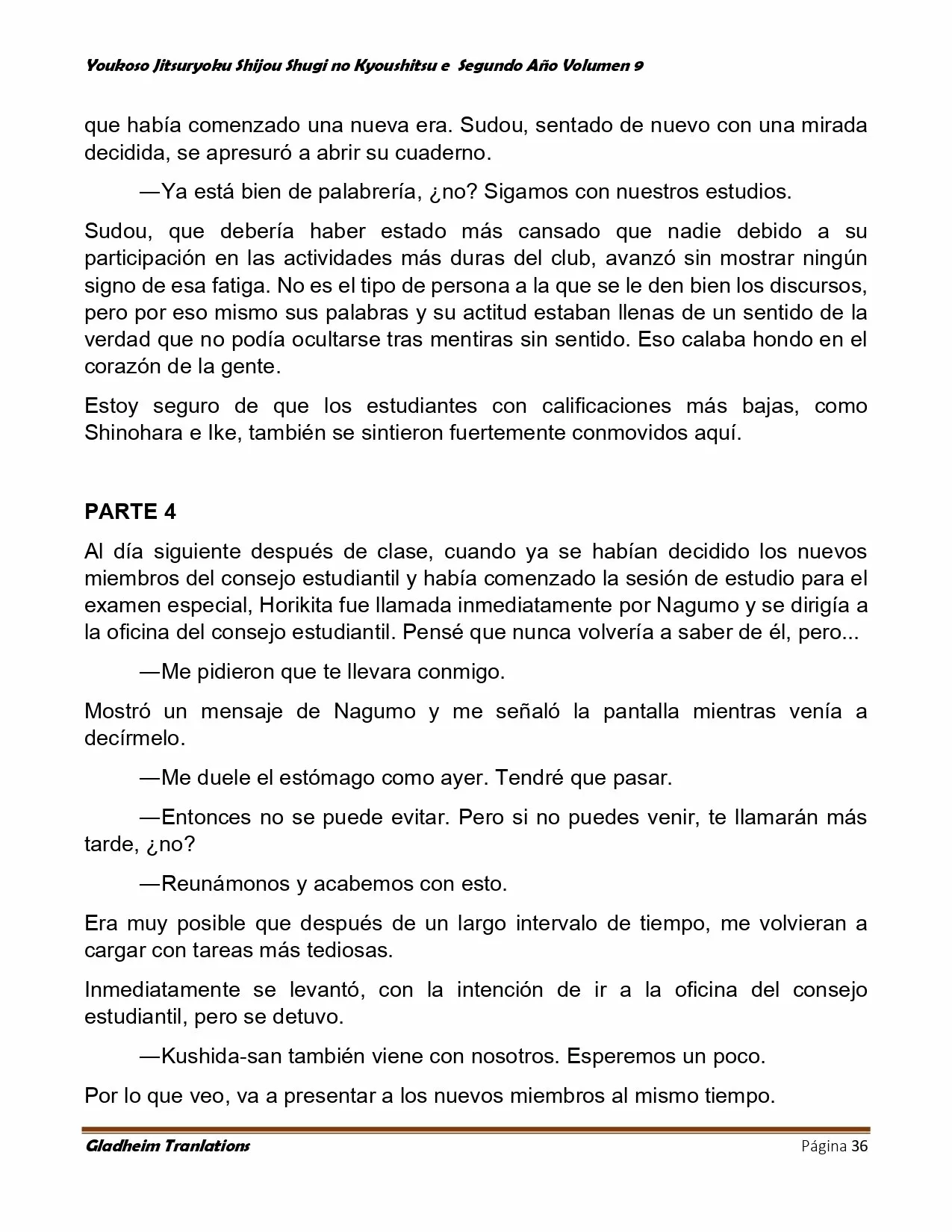 Página 36 del Manga