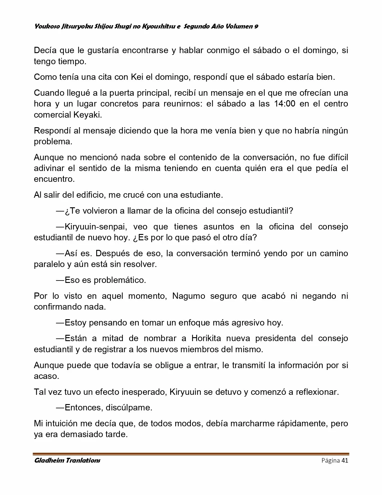 Página 41 del Manga
