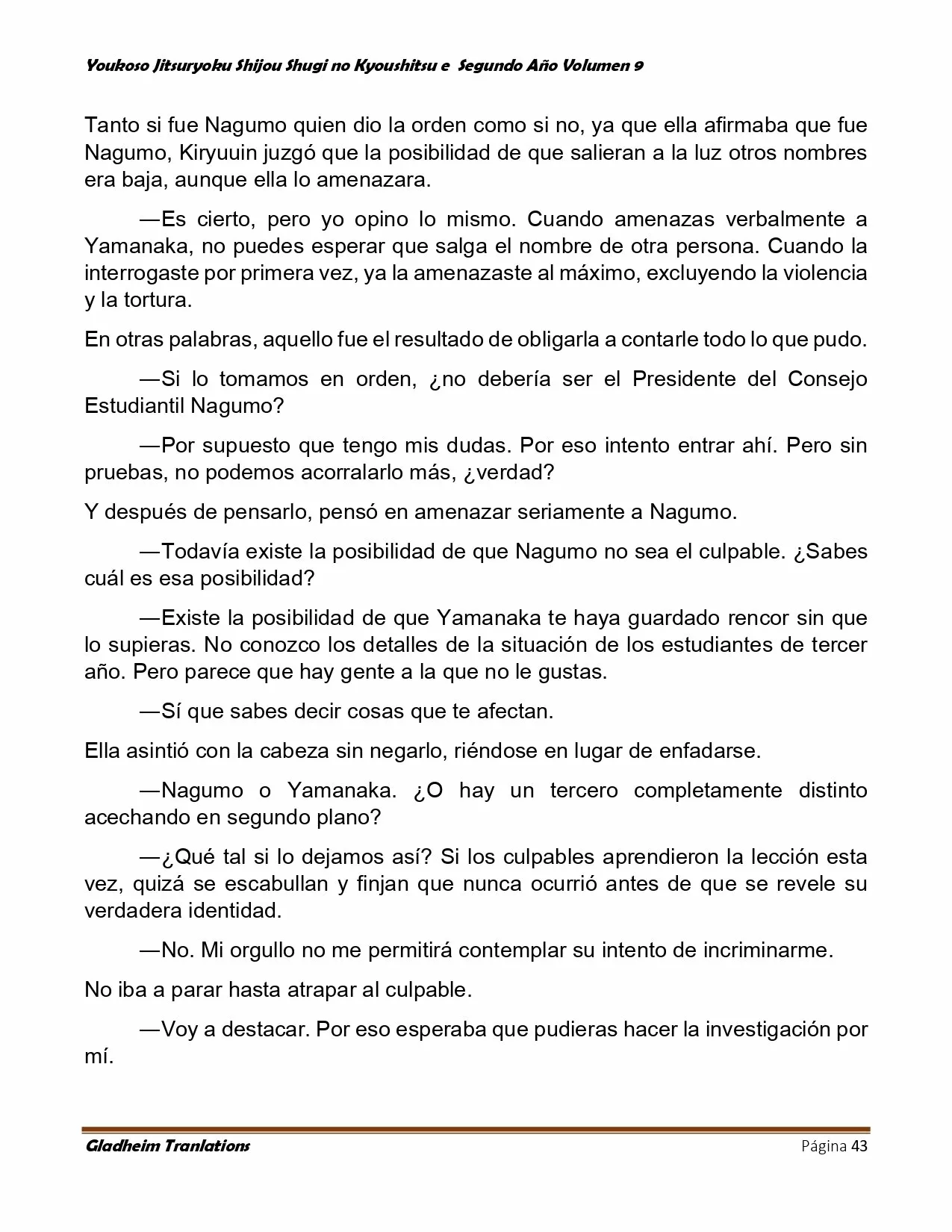 Página 43 del Manga