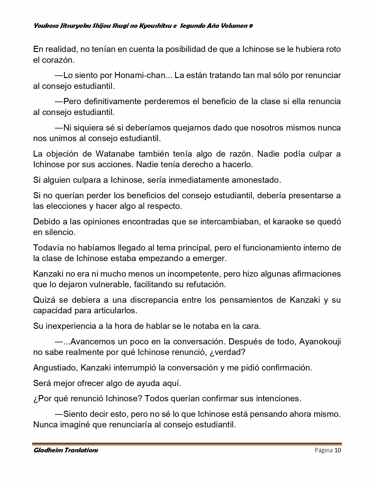 Página 10 del Manga