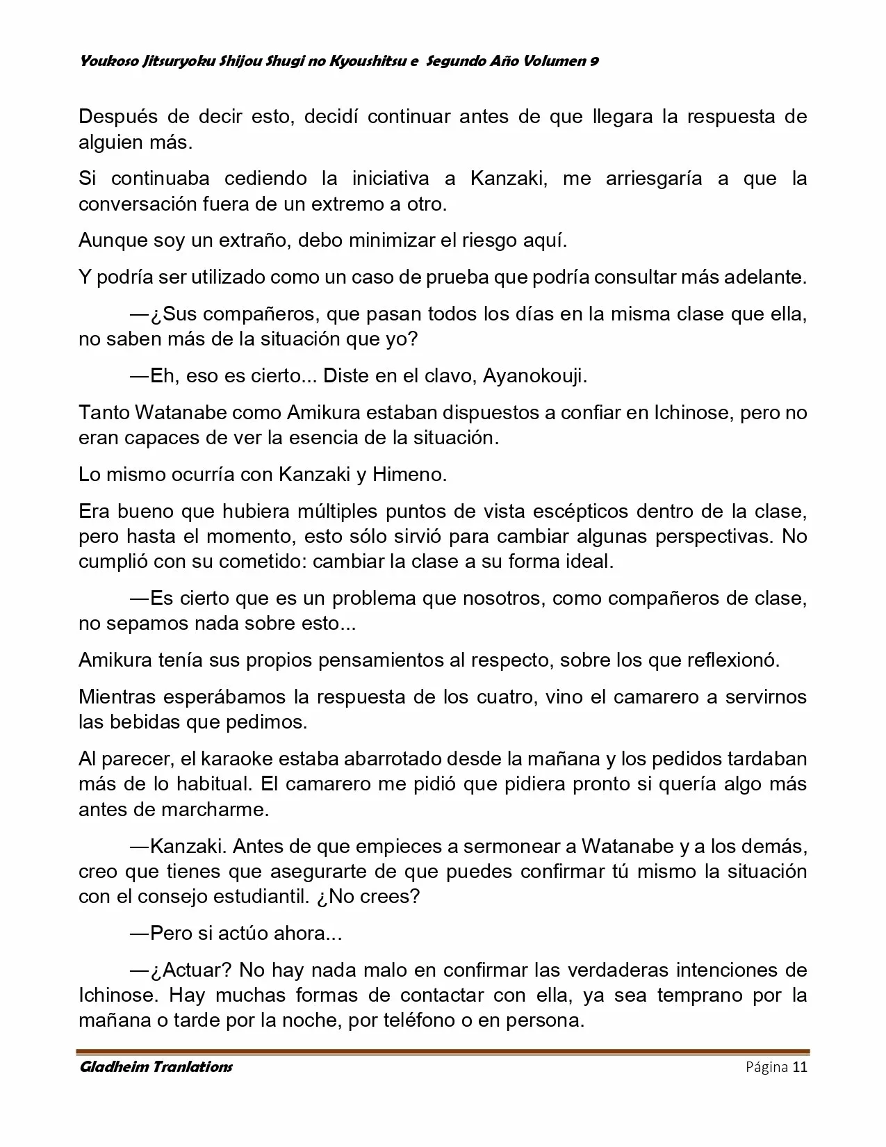 Página 11 del Manga