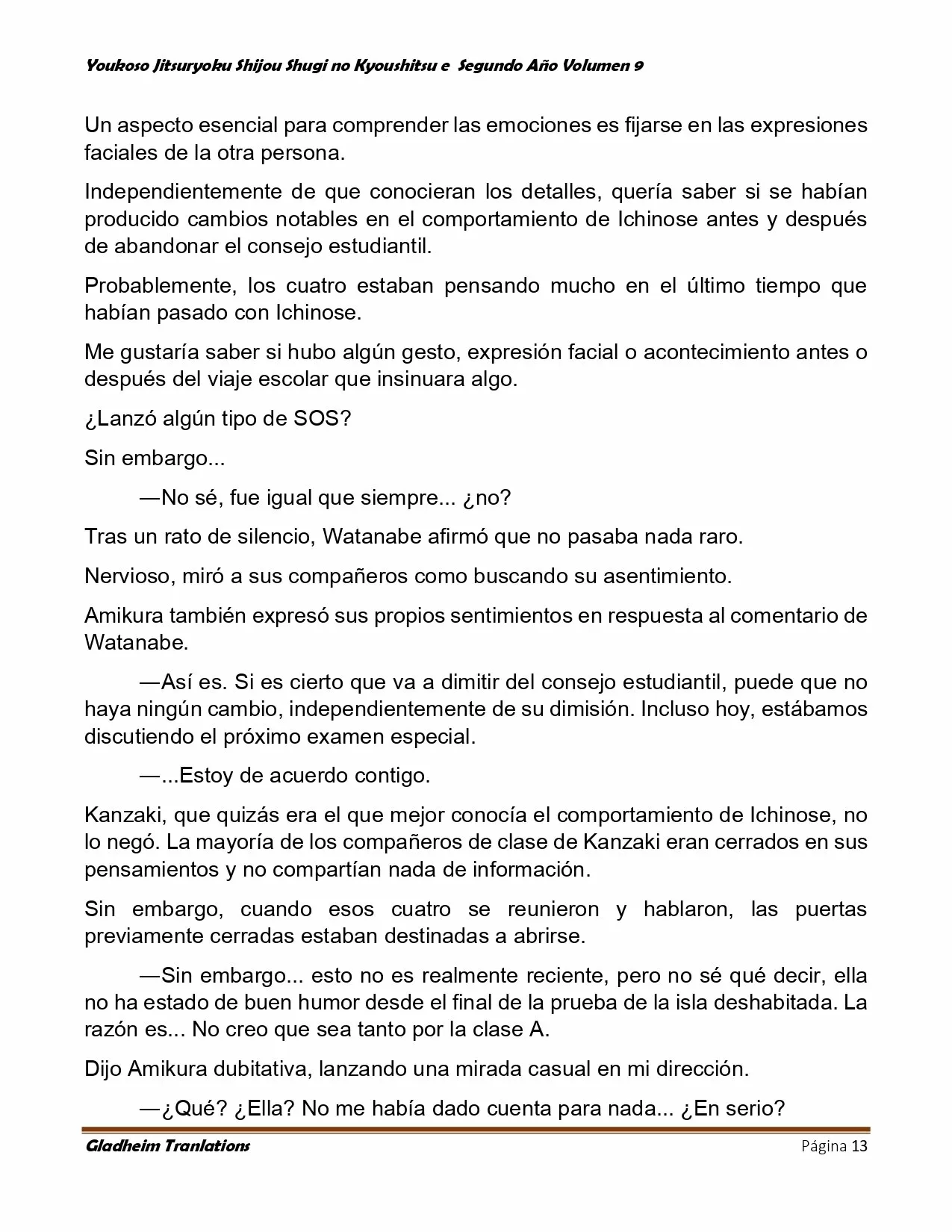 Página 13 del Manga