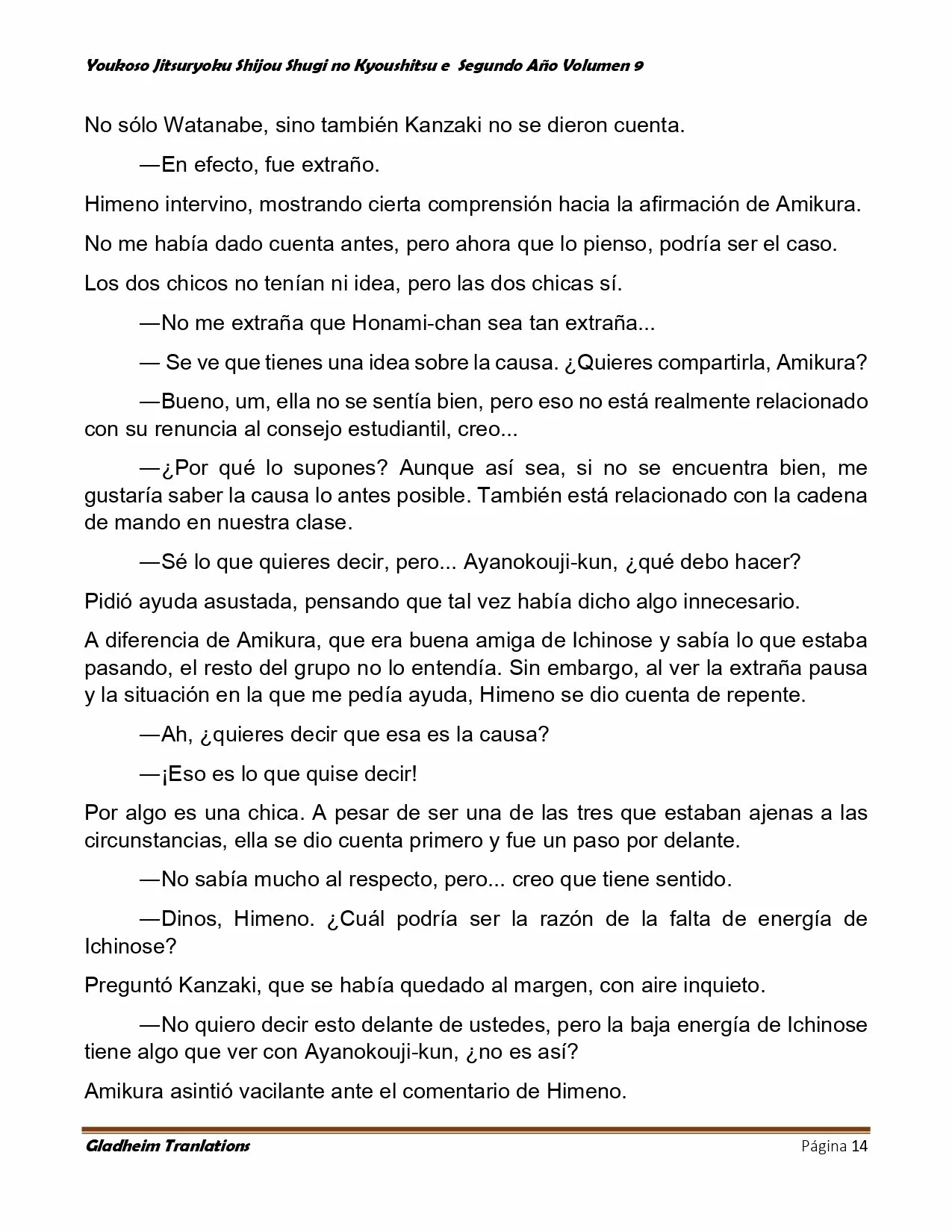 Página 14 del Manga