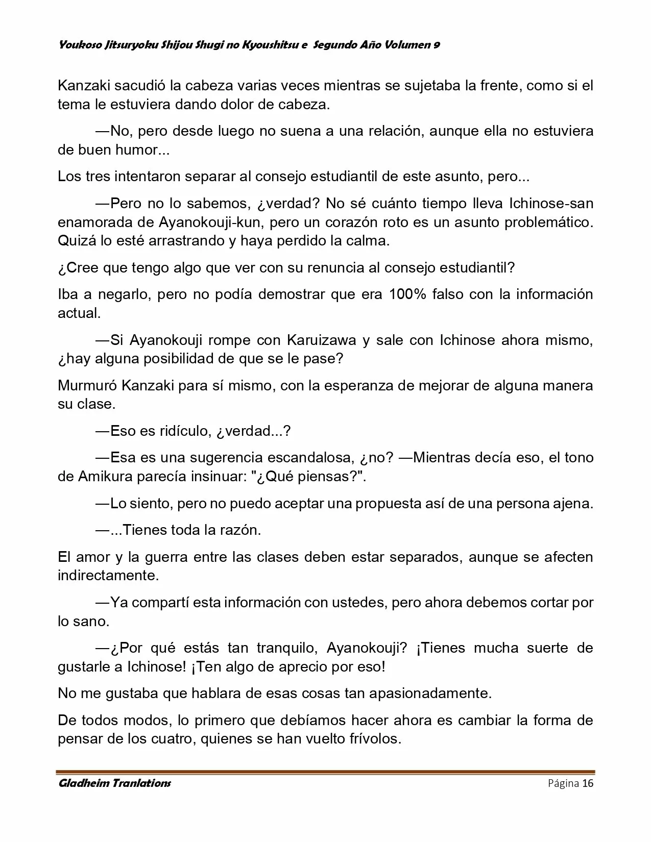 Página 16 del Manga