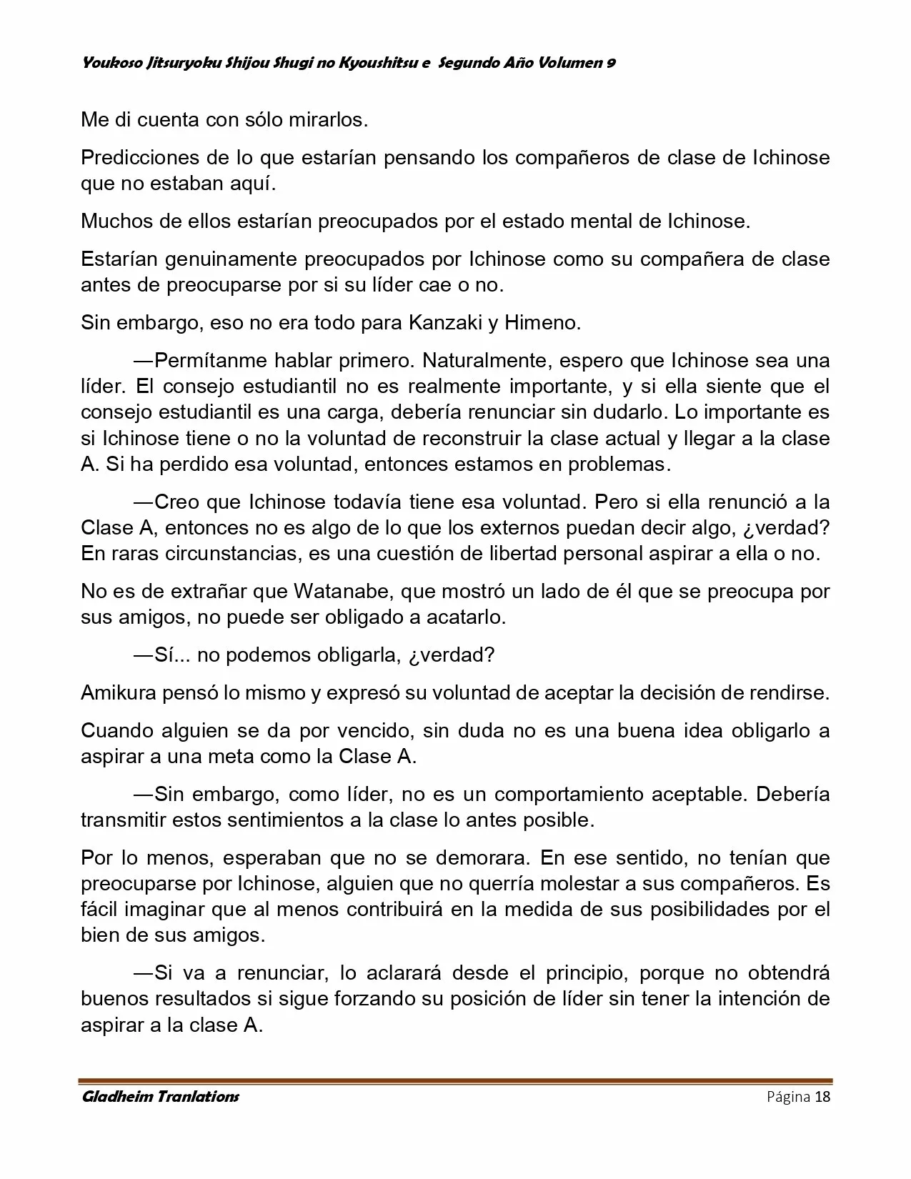 Página 18 del Manga