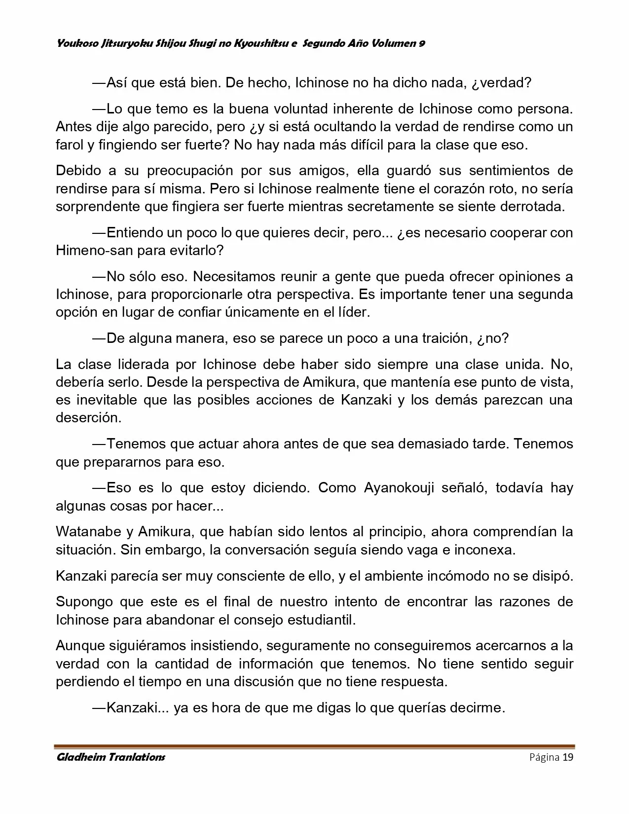 Página 19 del Manga