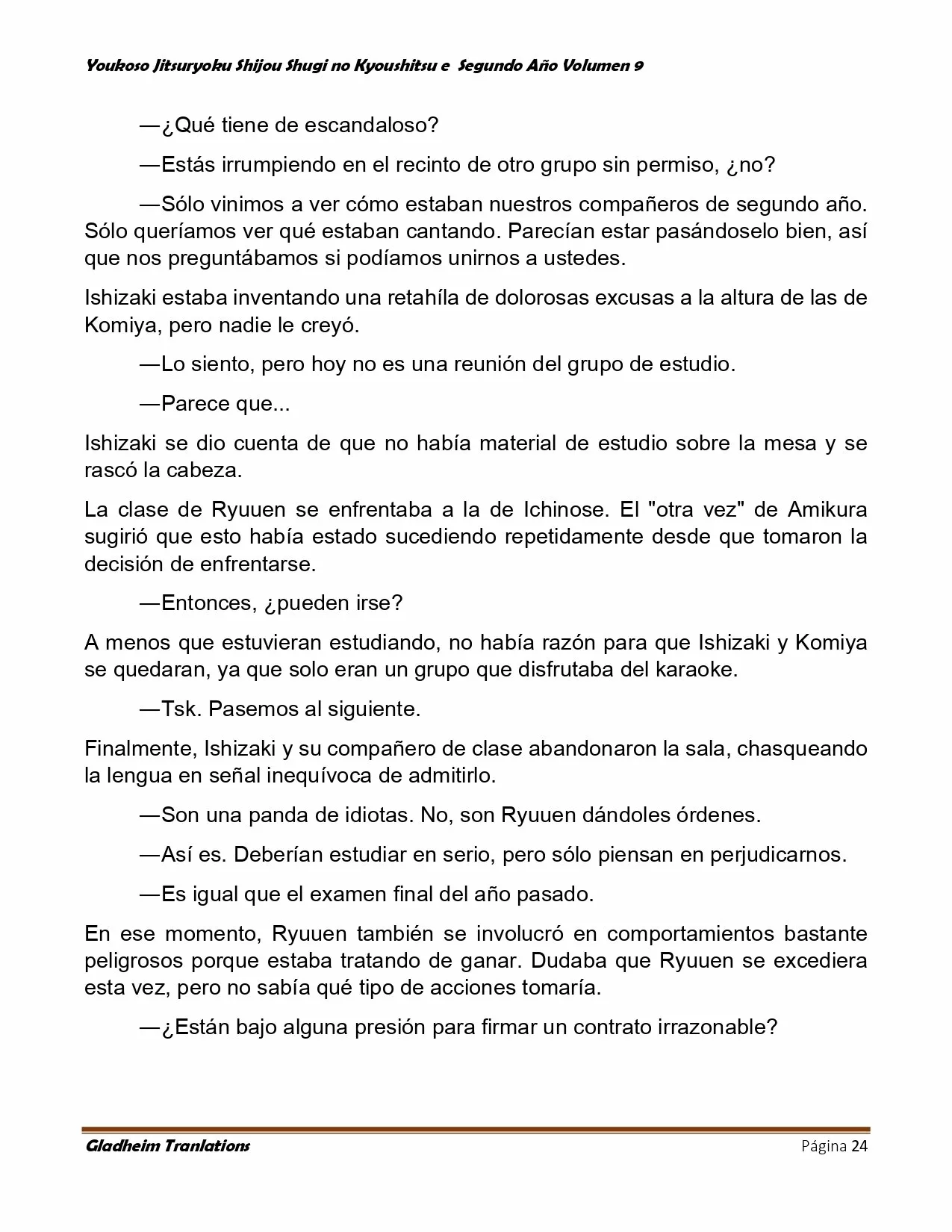 Página 24 del Manga