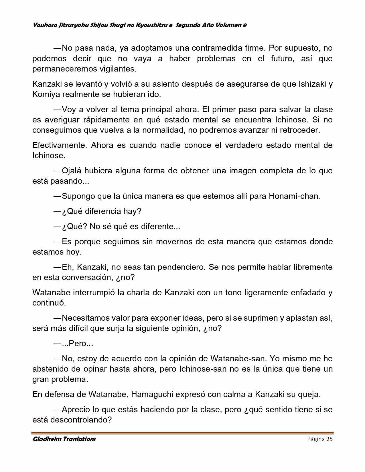 Página 25 del Manga