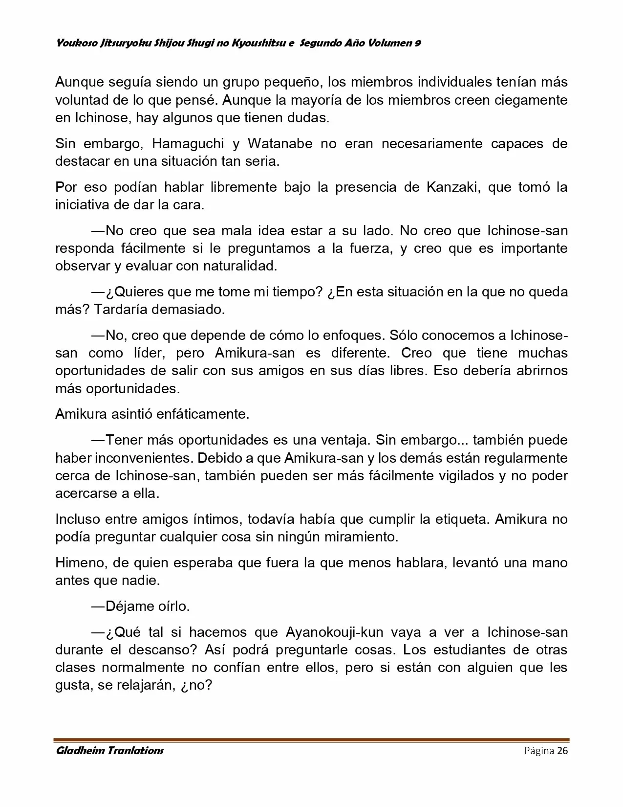 Página 26 del Manga