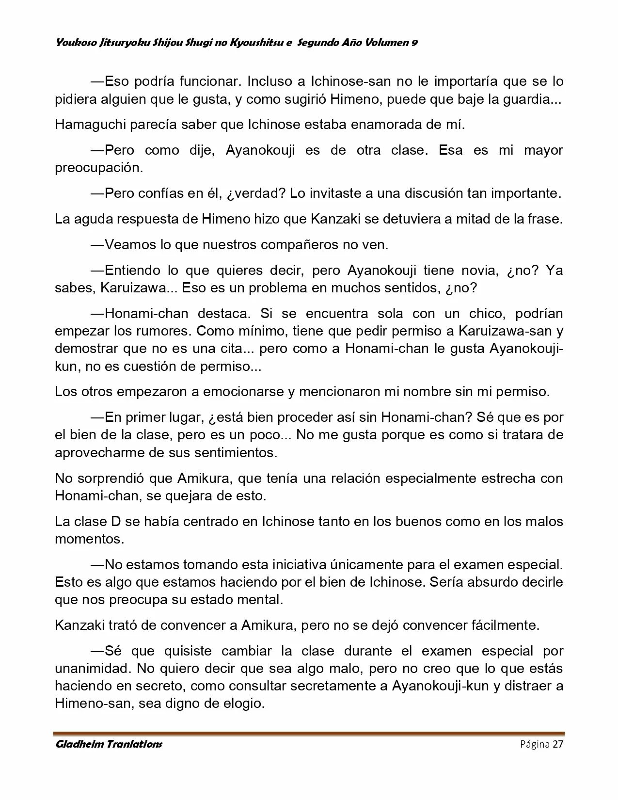 Página 27 del Manga