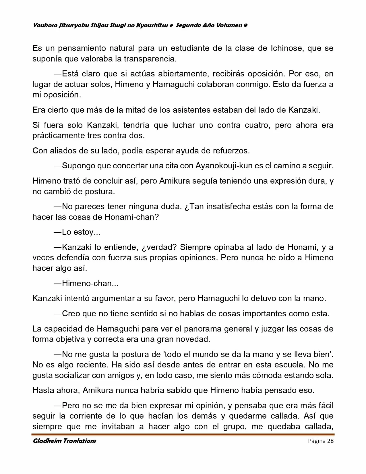 Página 28 del Manga