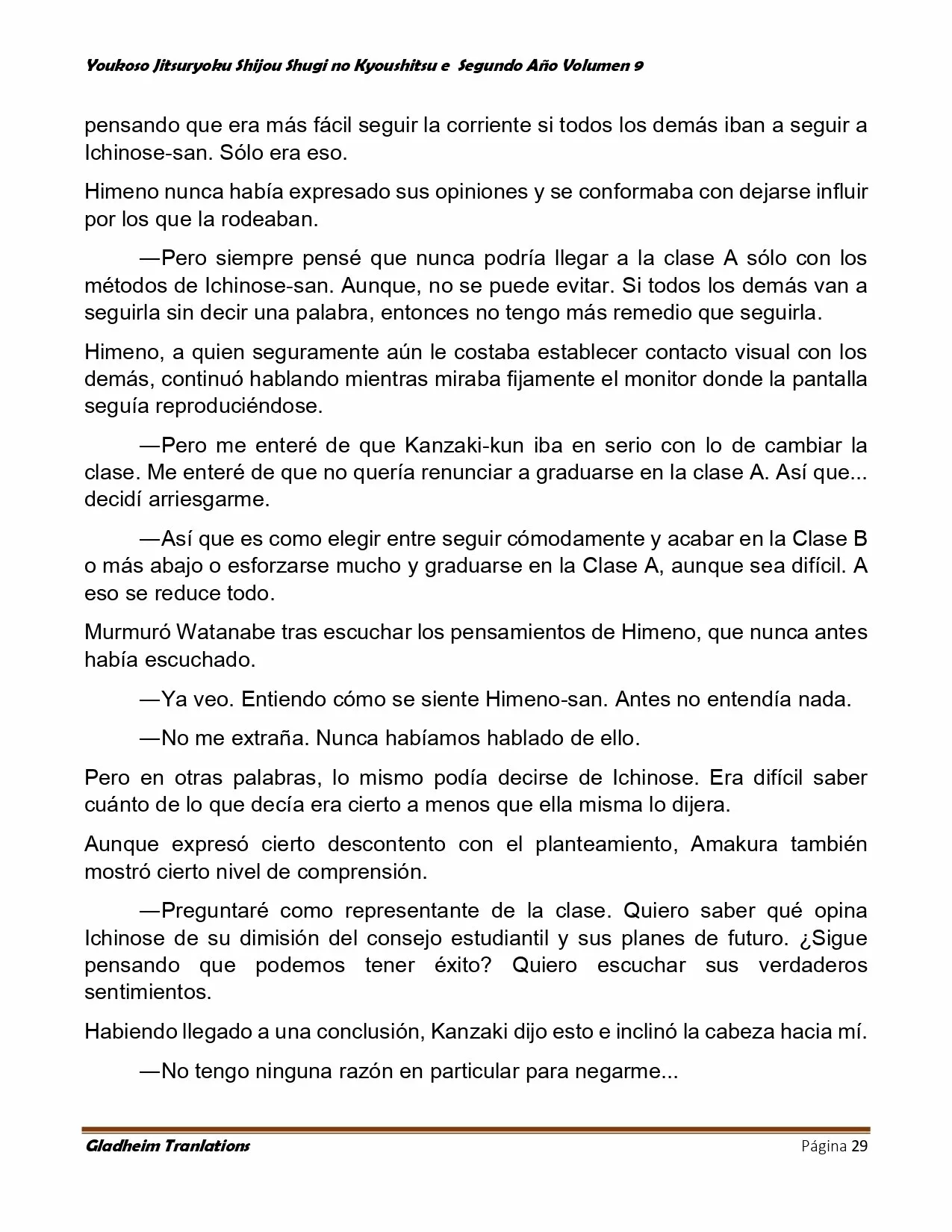 Página 29 del Manga