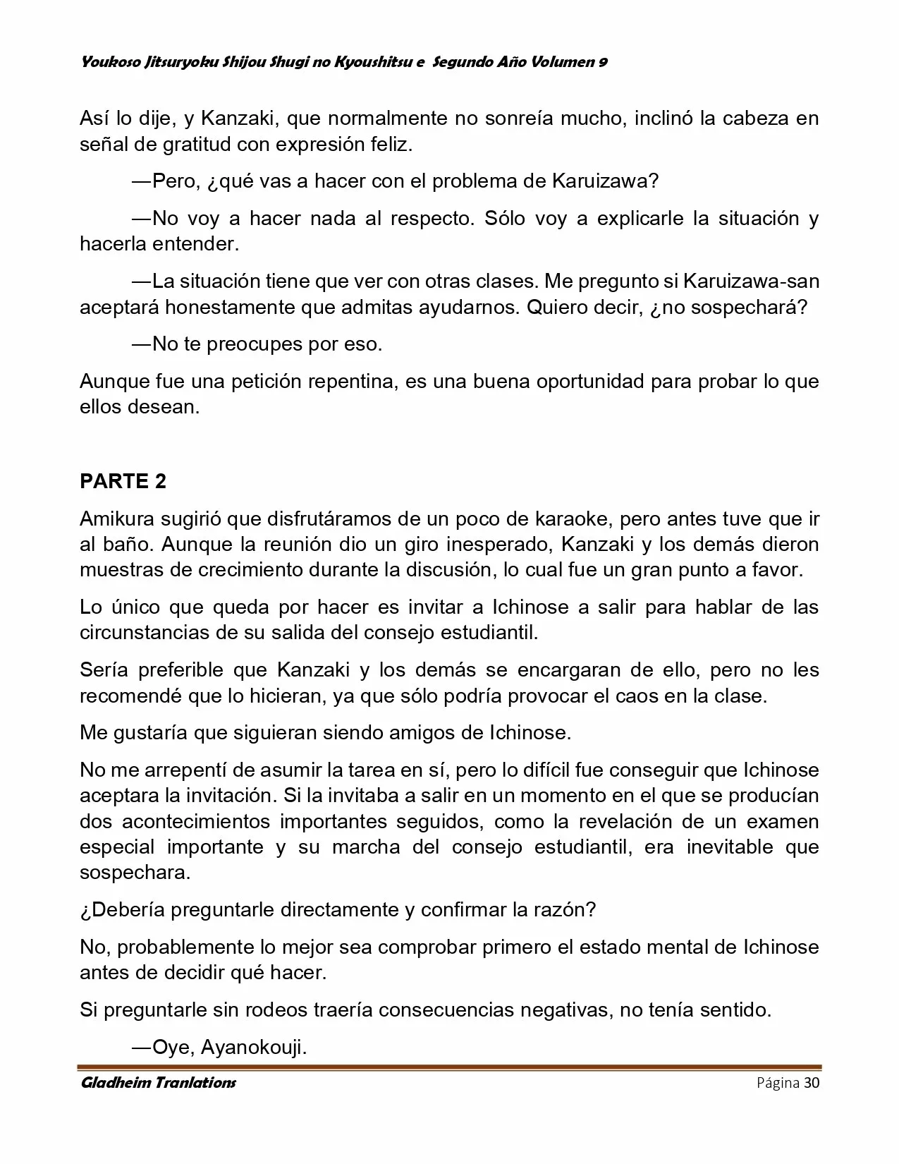 Página 30 del Manga